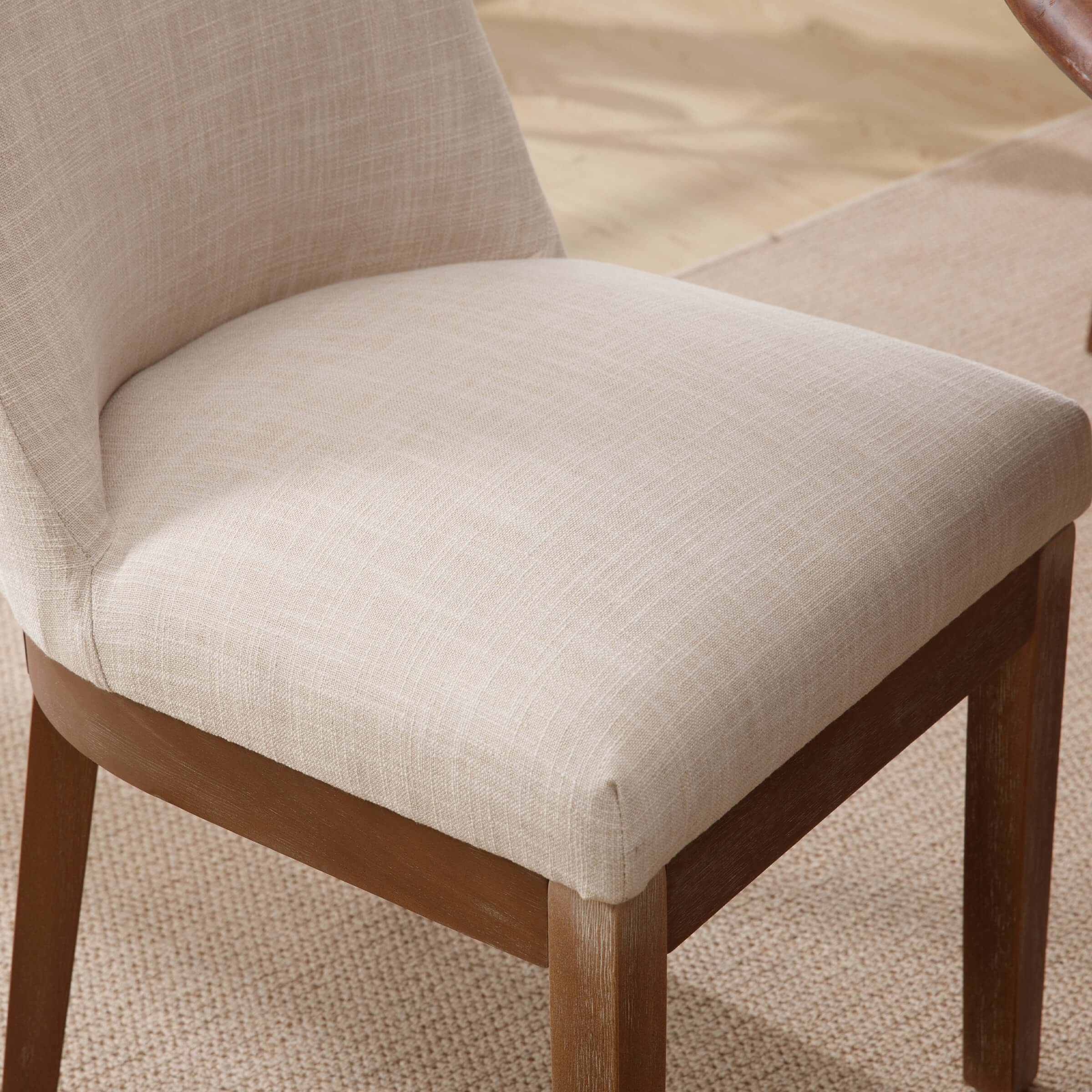 Kmax Dining Chairs with Wood Legs Set of 2 - 8925DC