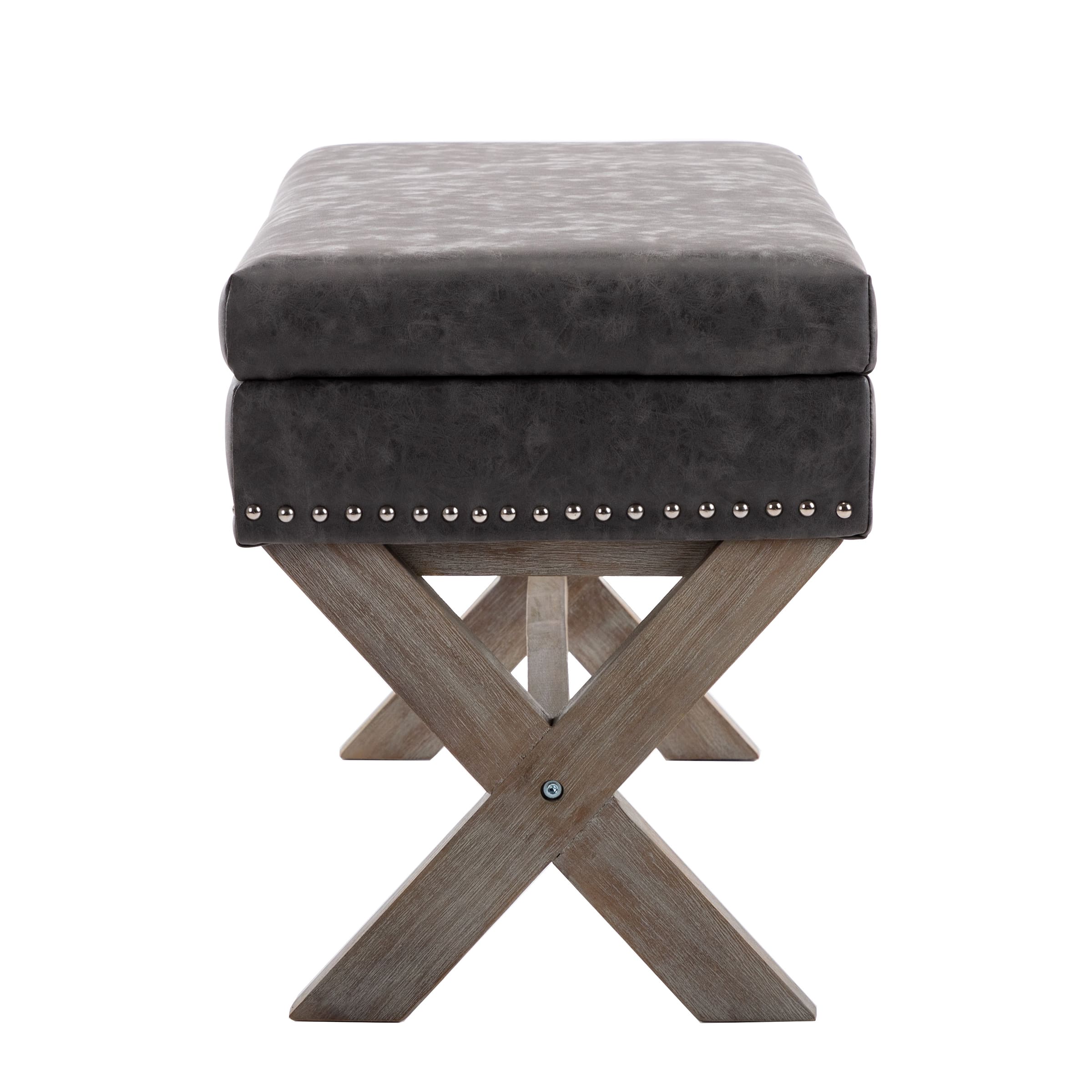 Kmax Fabric Storage Upholstered Entryway Bench - 7868BH