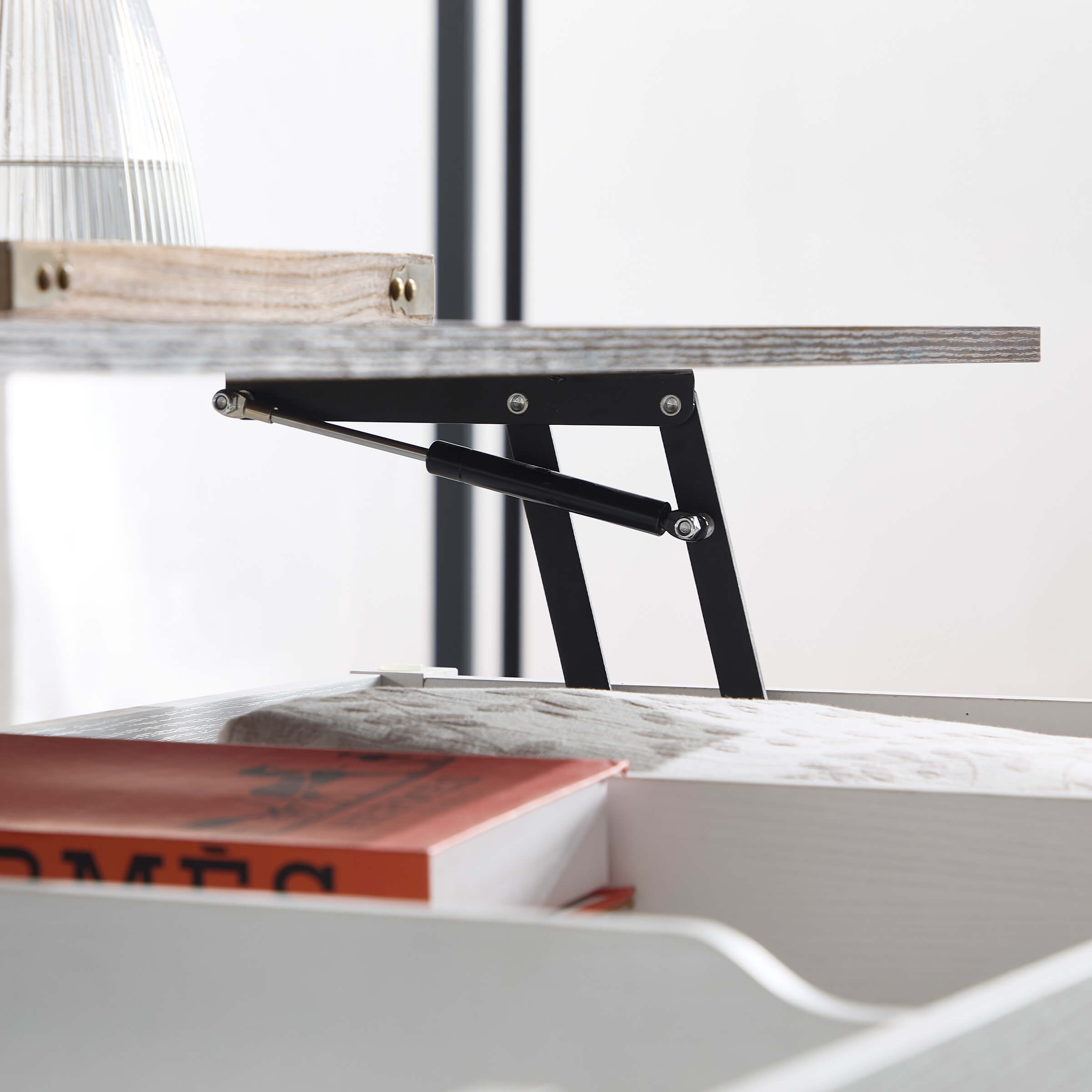 Kmax Farmhouse Hidden Storage and Sliding Barn Door - XX161CB