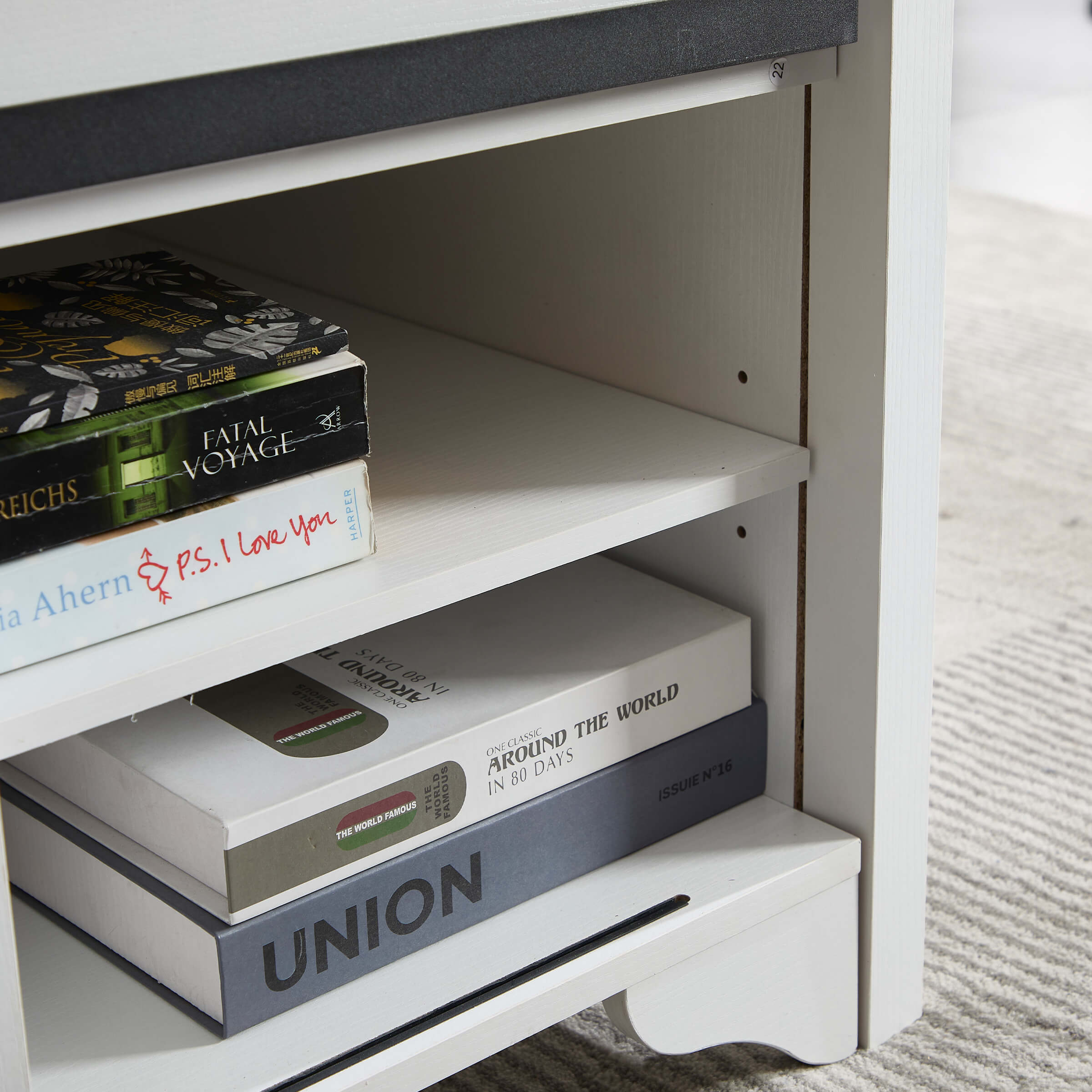 Kmax Farmhouse Hidden Storage and Sliding Barn Door - XX161CB