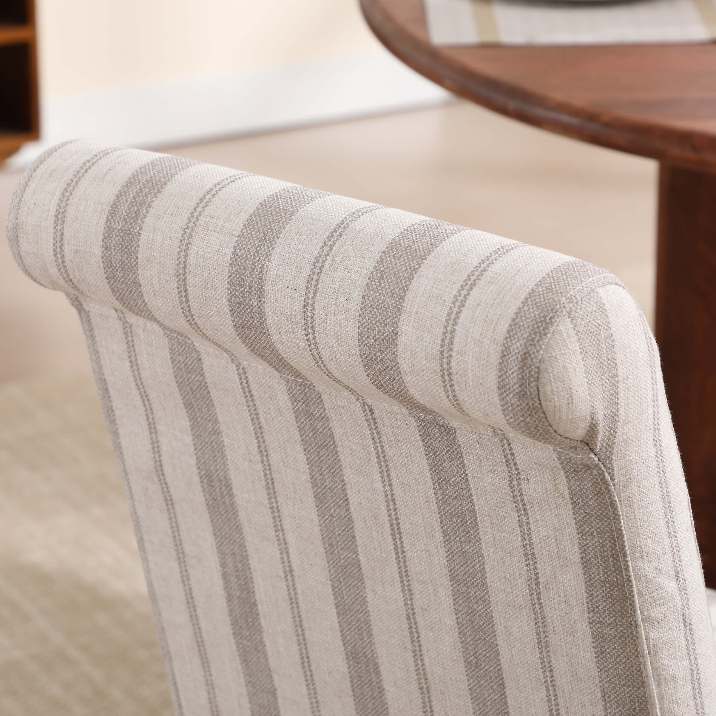 Kmax Linen Slipcovered Dining Chairs Set of 2 - 70761DC