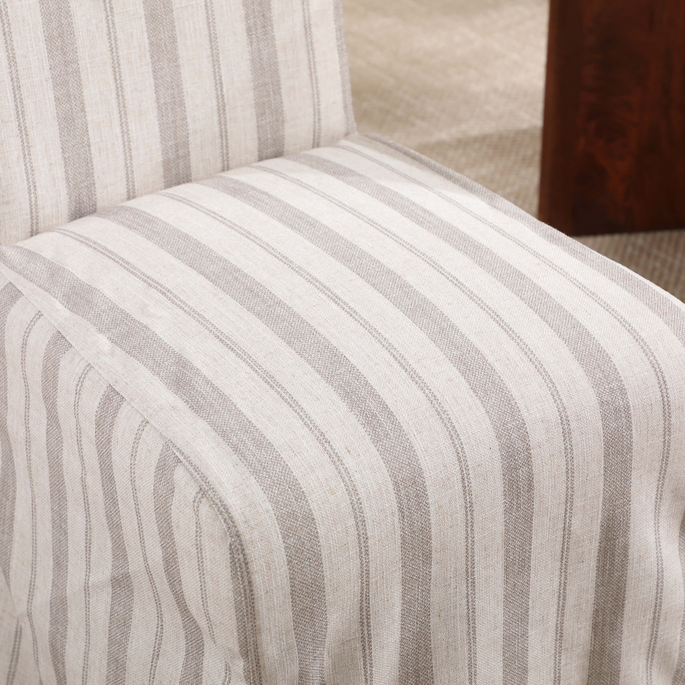 Kmax Linen Slipcovered Dining Chairs Set of 2 - 70761DC