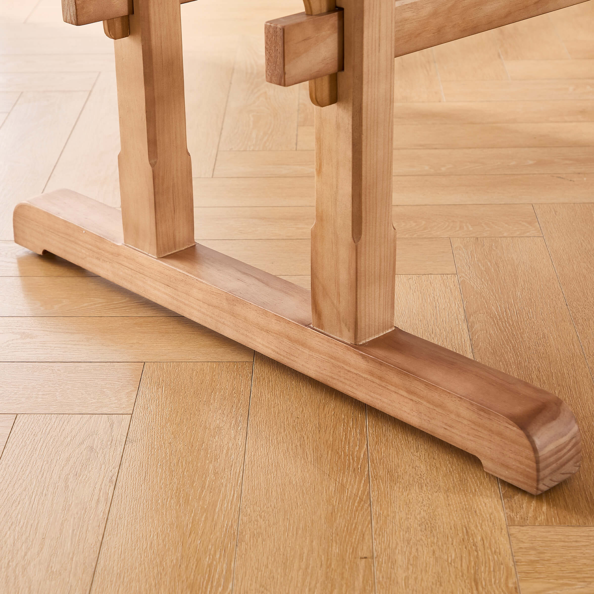 Kmax Mid-Century Farmhouse Rectangular Dining Table - 22836DT