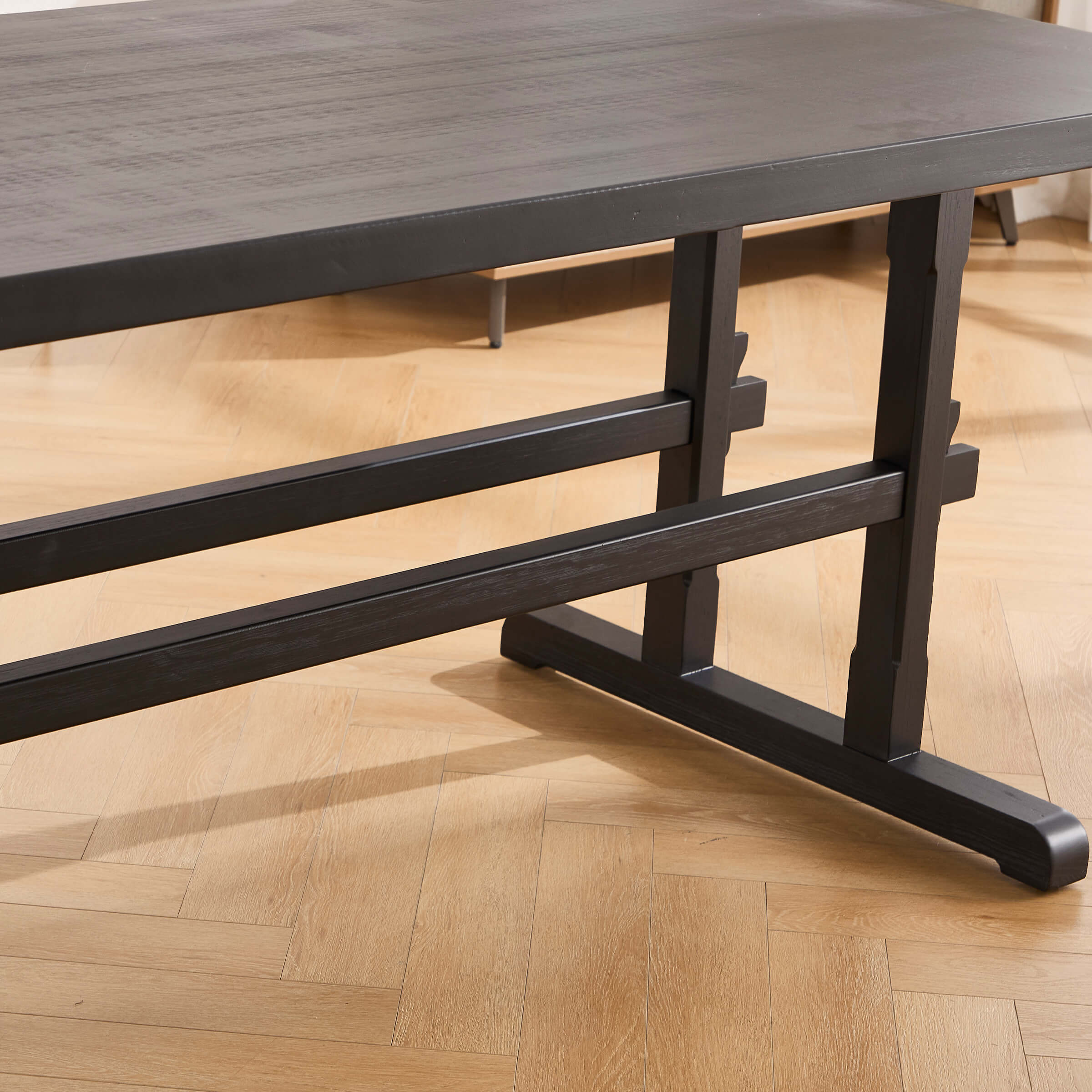 Kmax Mid-Century Farmhouse Rectangular Dining Table - 22836DT