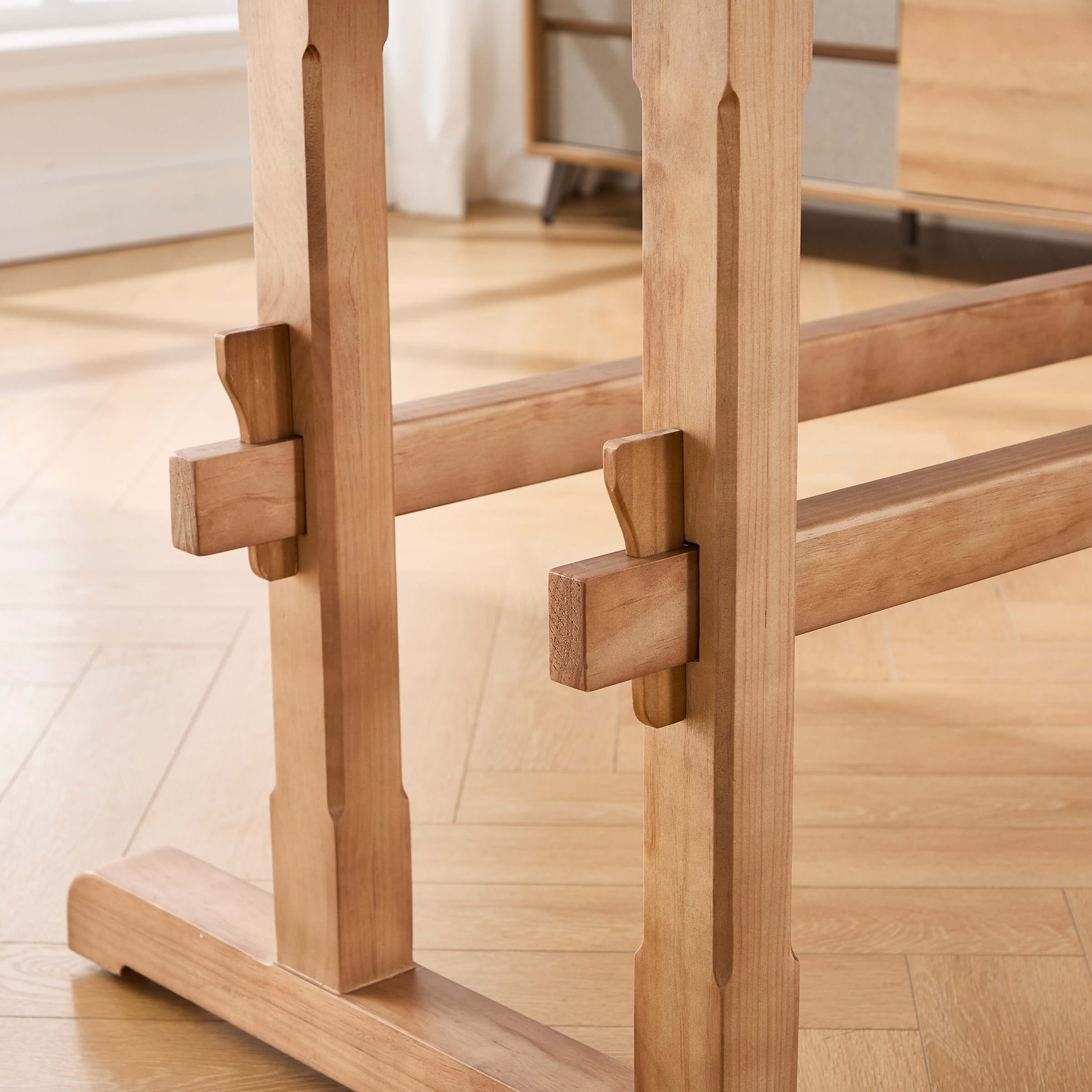 Kmax Mid-Century Farmhouse Rectangular Dining Table - 22836DT