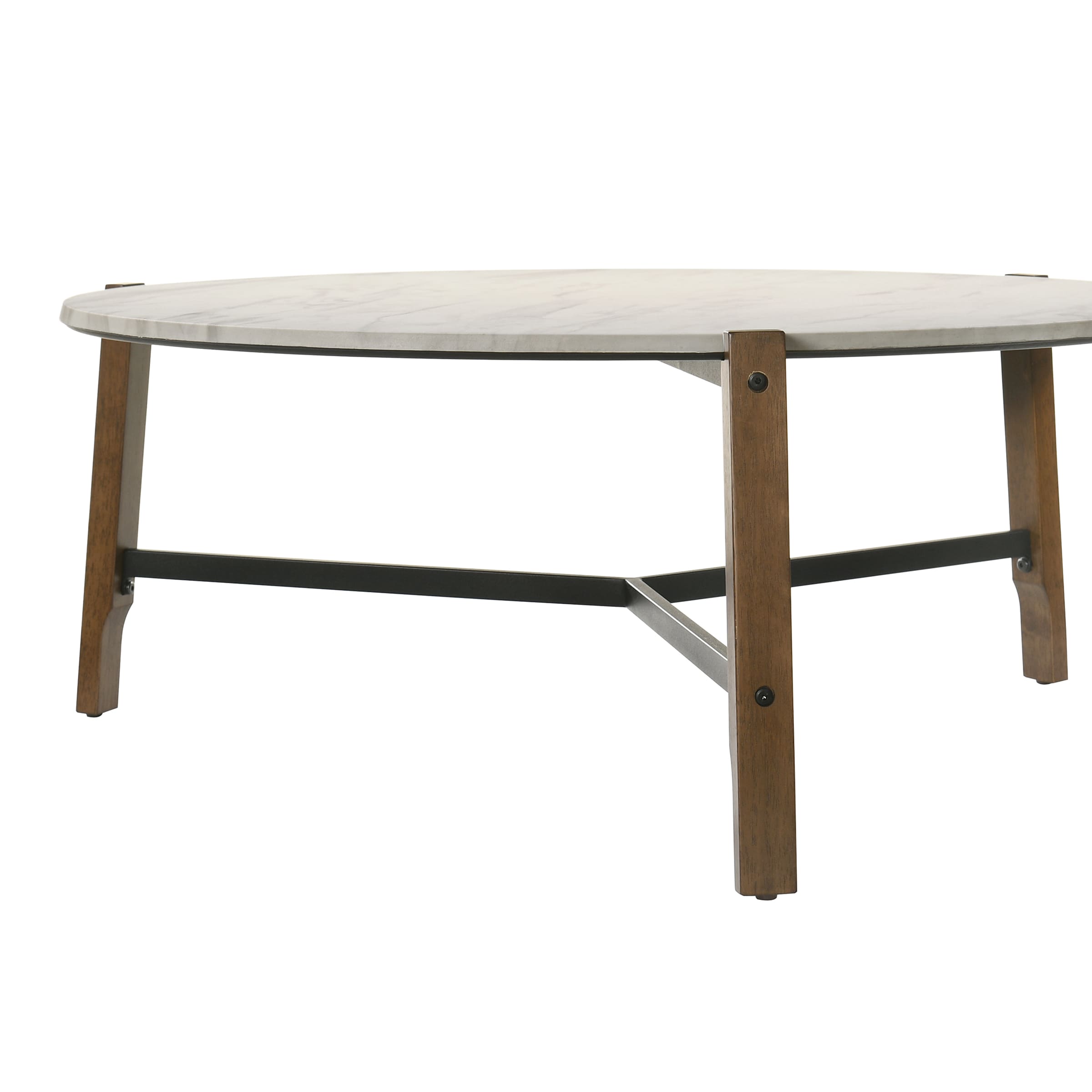 Kmax Modern Mid-Century Round Coffee Table - 00918CT
