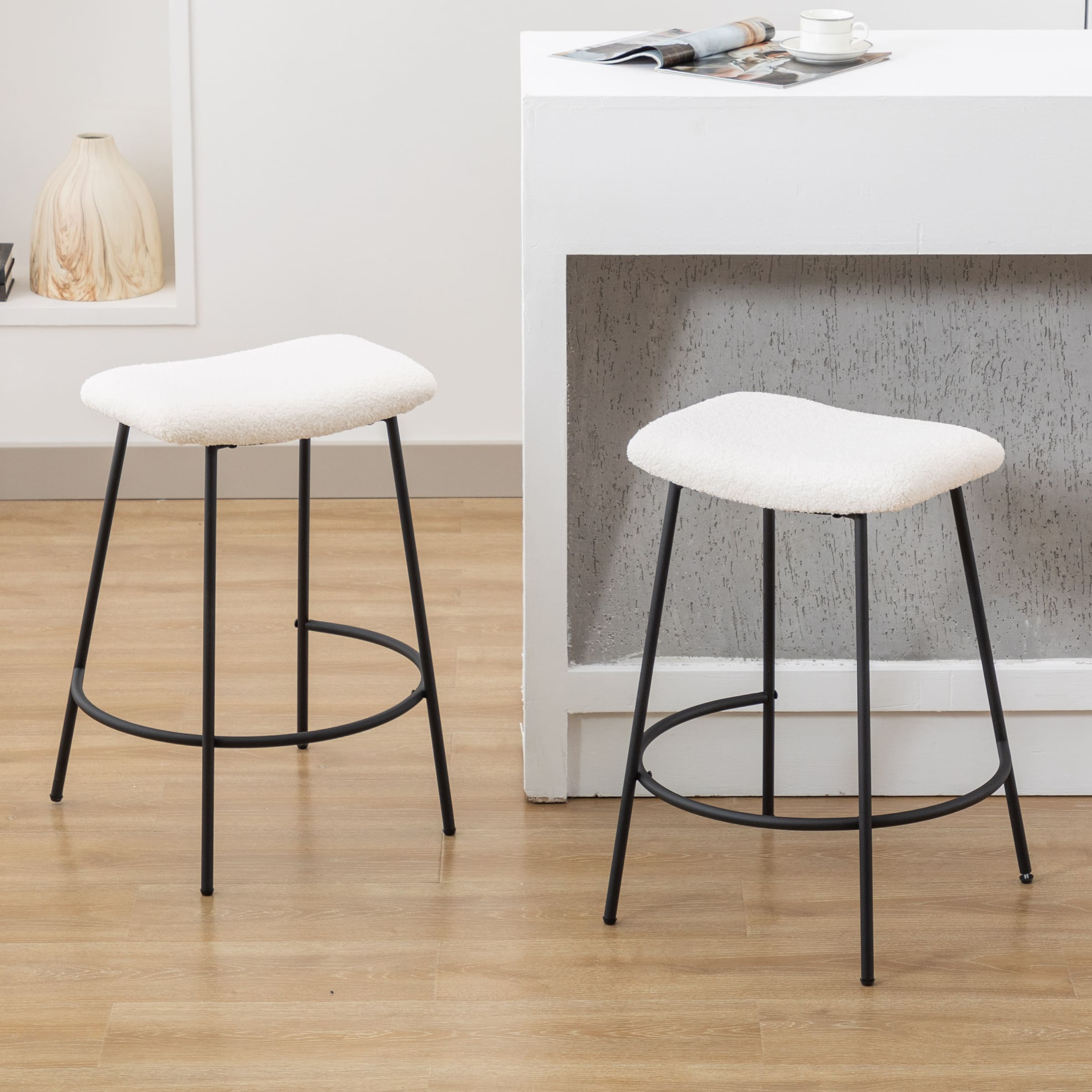 VESCASA Padded Counter Stools Set of 2 - 2102CS