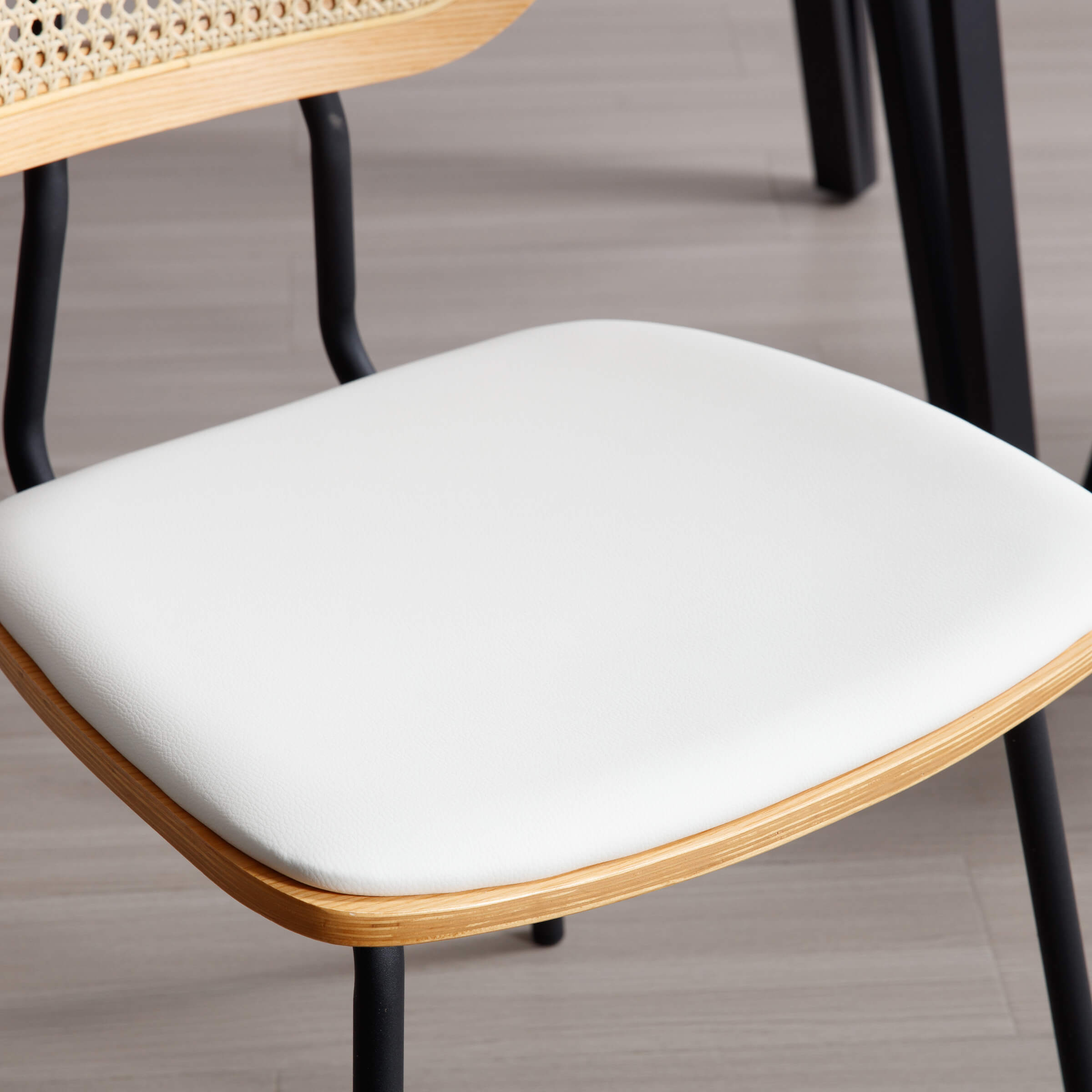 Kmax Rattan Back Dining Chairs Set of 2 - 6647DC