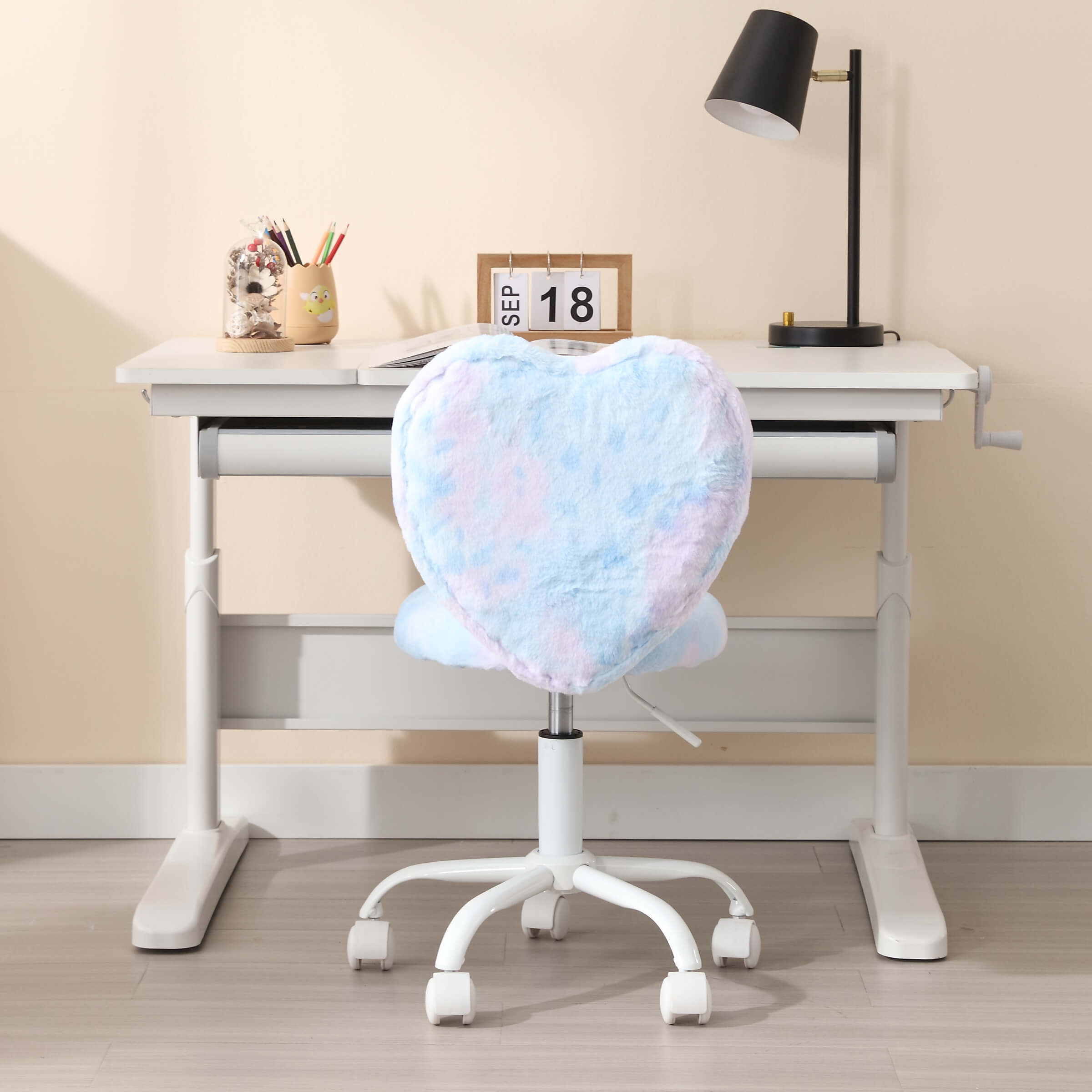 Kmax Rolling Cute Adjustable Swivel Kids Office Chair 1 PCS - 1412KC