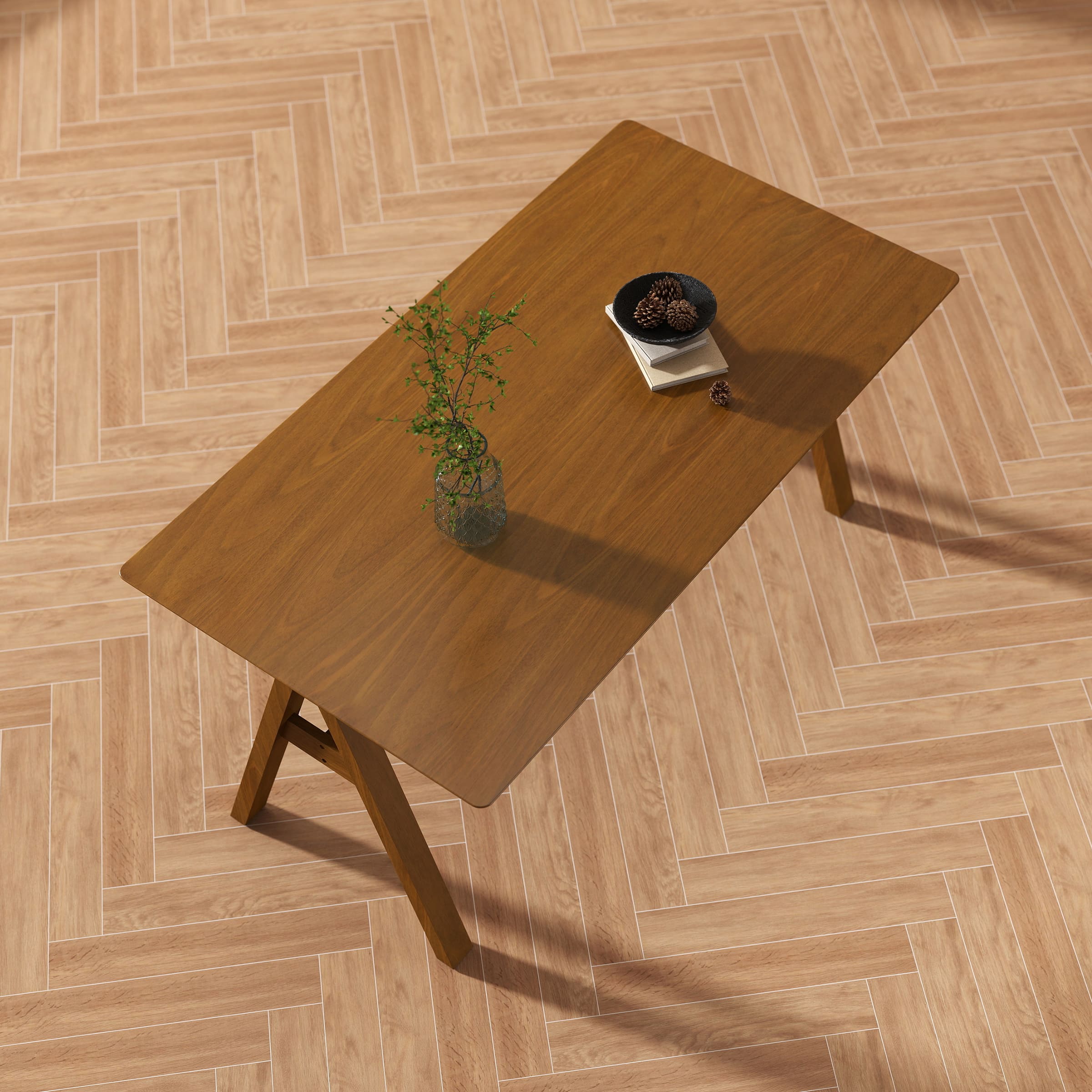 Kmax Solid Wood Kitchen Dining Table - 66002DT