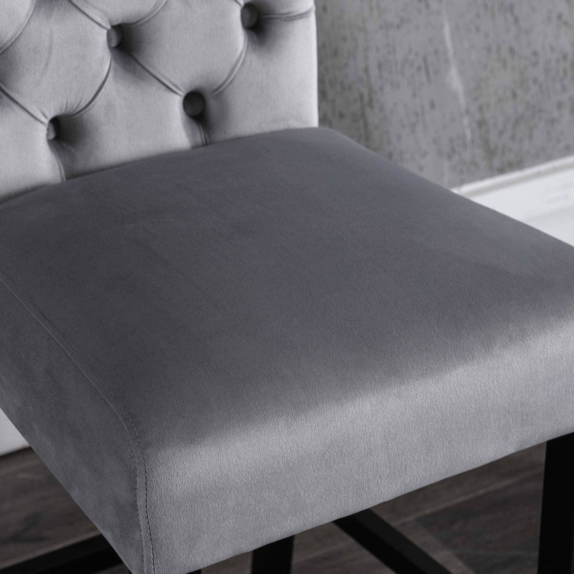 Kmax Tufted Counter Height Bar Stools Set of 2 - 8335CS