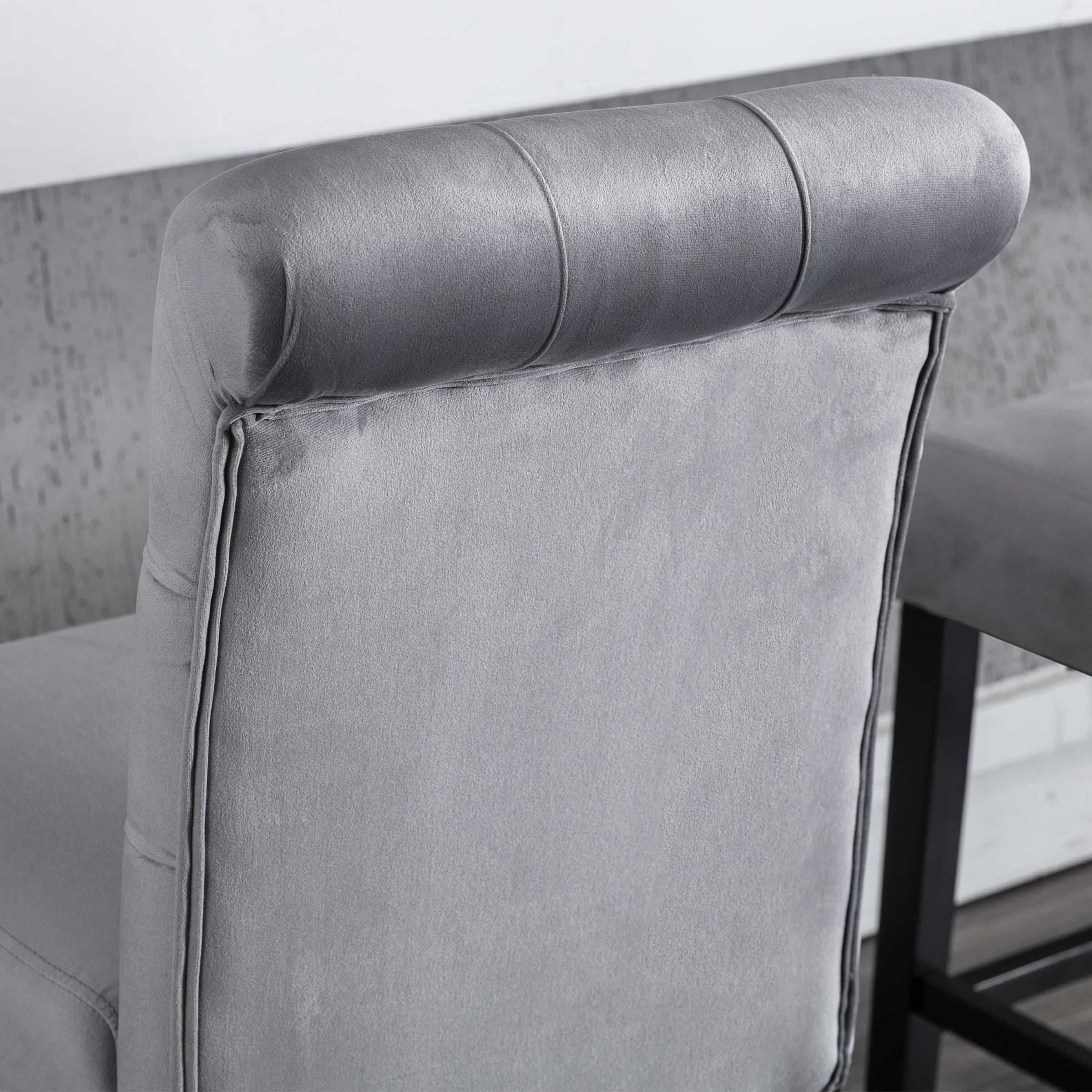 Kmax Tufted Counter Height Bar Stools Set of 2 - 8335CS