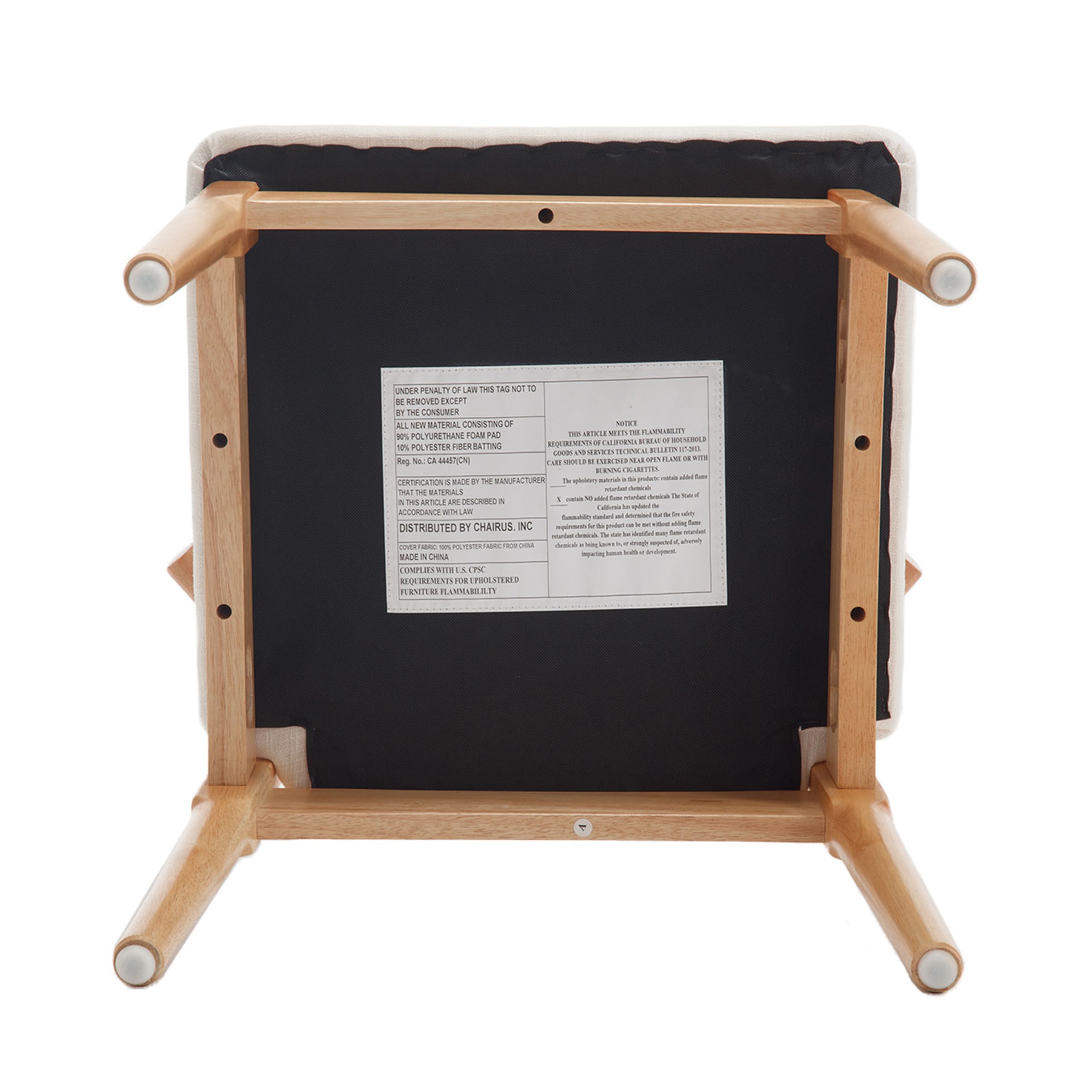 Kmax Wood Barrel Back Kitchen Chairs Set of 2 - X017DC