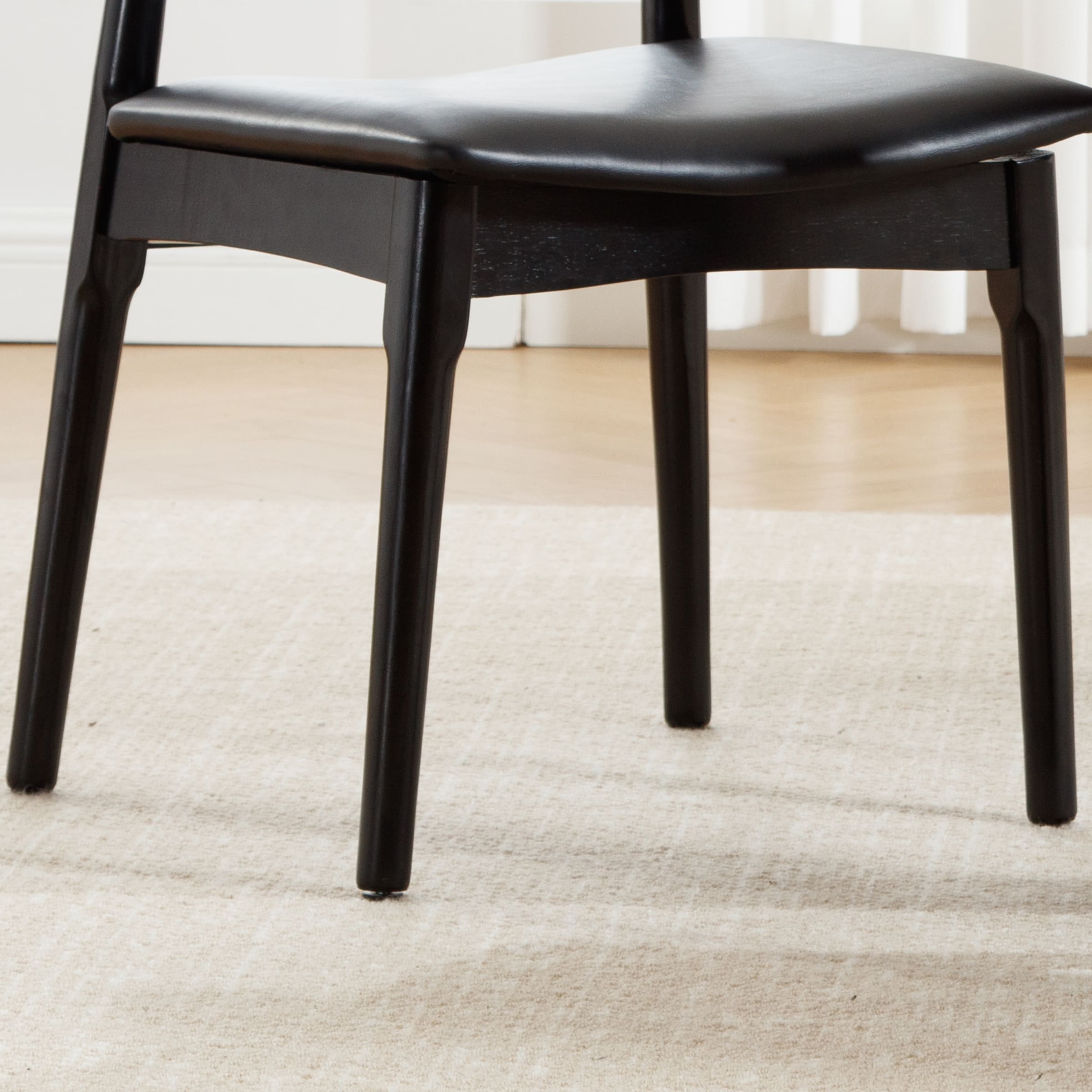 Kmax Wood Barrel Back Kitchen Chairs Set of 2 - X017DC