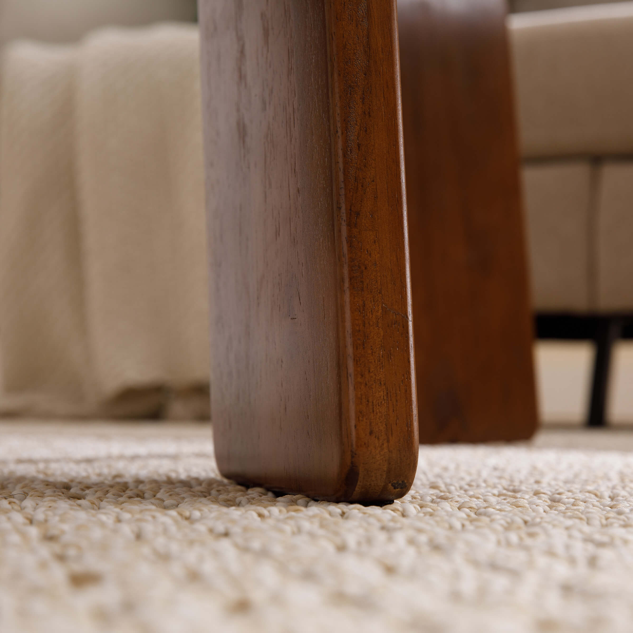 VESCASA Wood Black Round Coffee Table - XX12CT