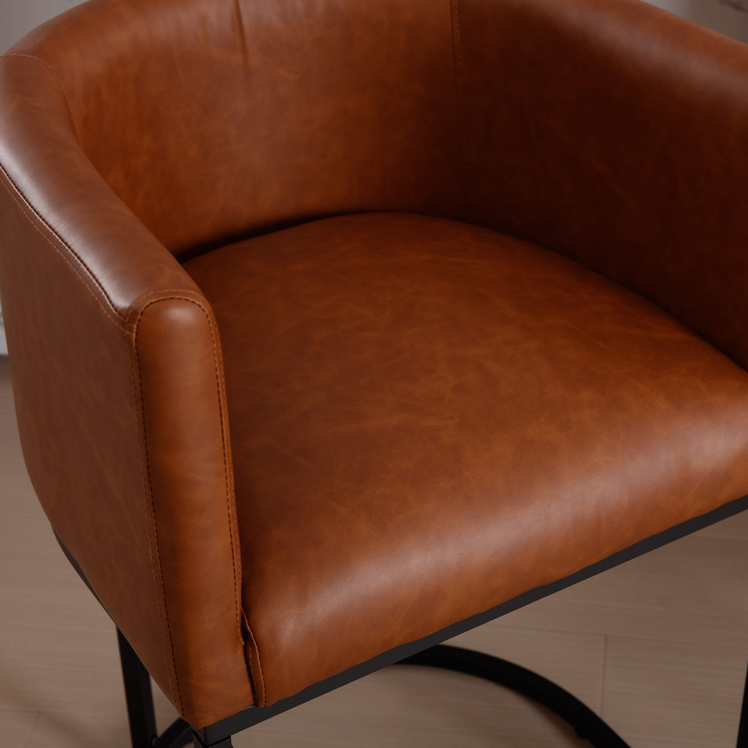 CHICAURA 24"H-32"H Metal Frame Counter Stool 1 PCS - 5690