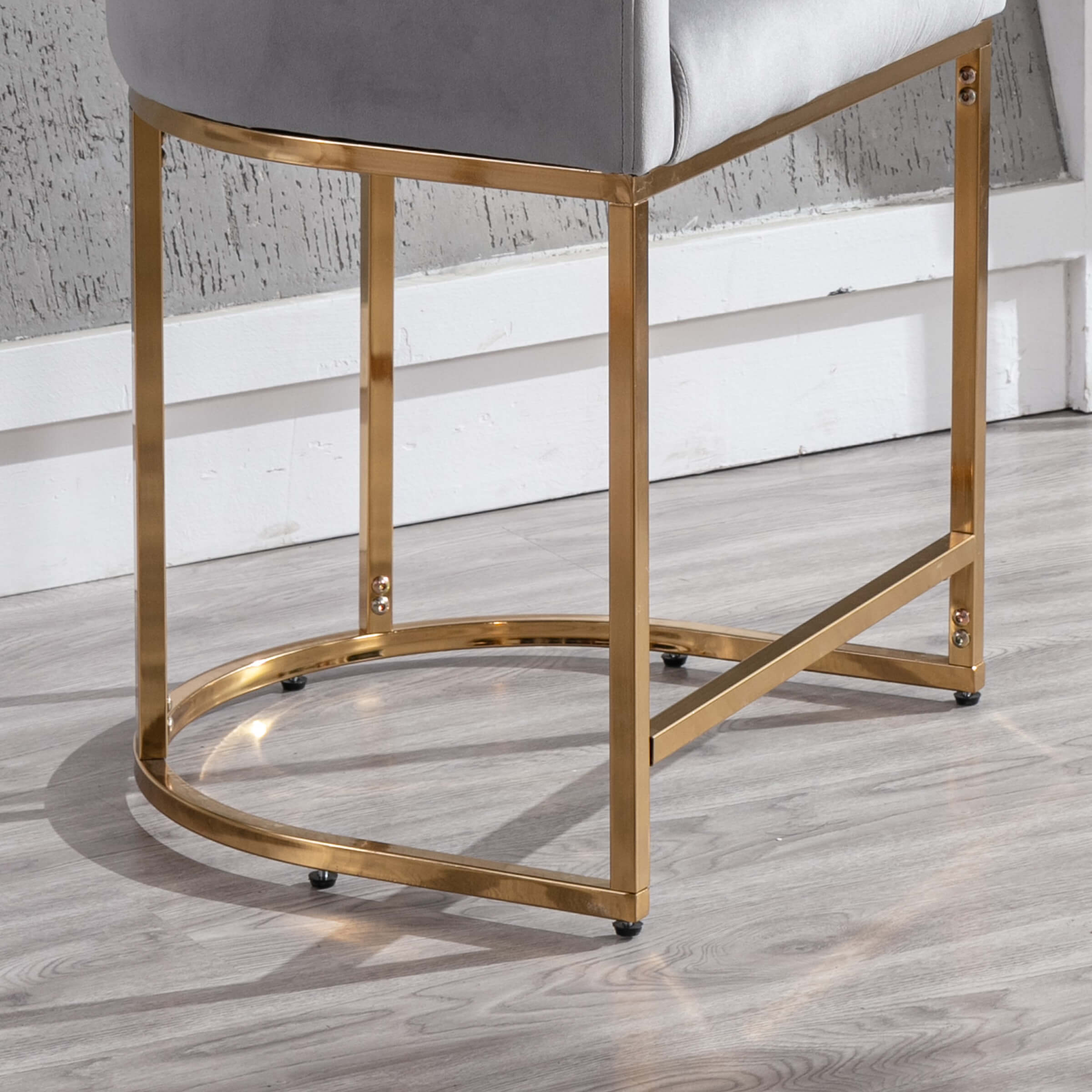 CHICAURA 24"H-32"H Metal Frame Counter Stool 1 PCS - 5690