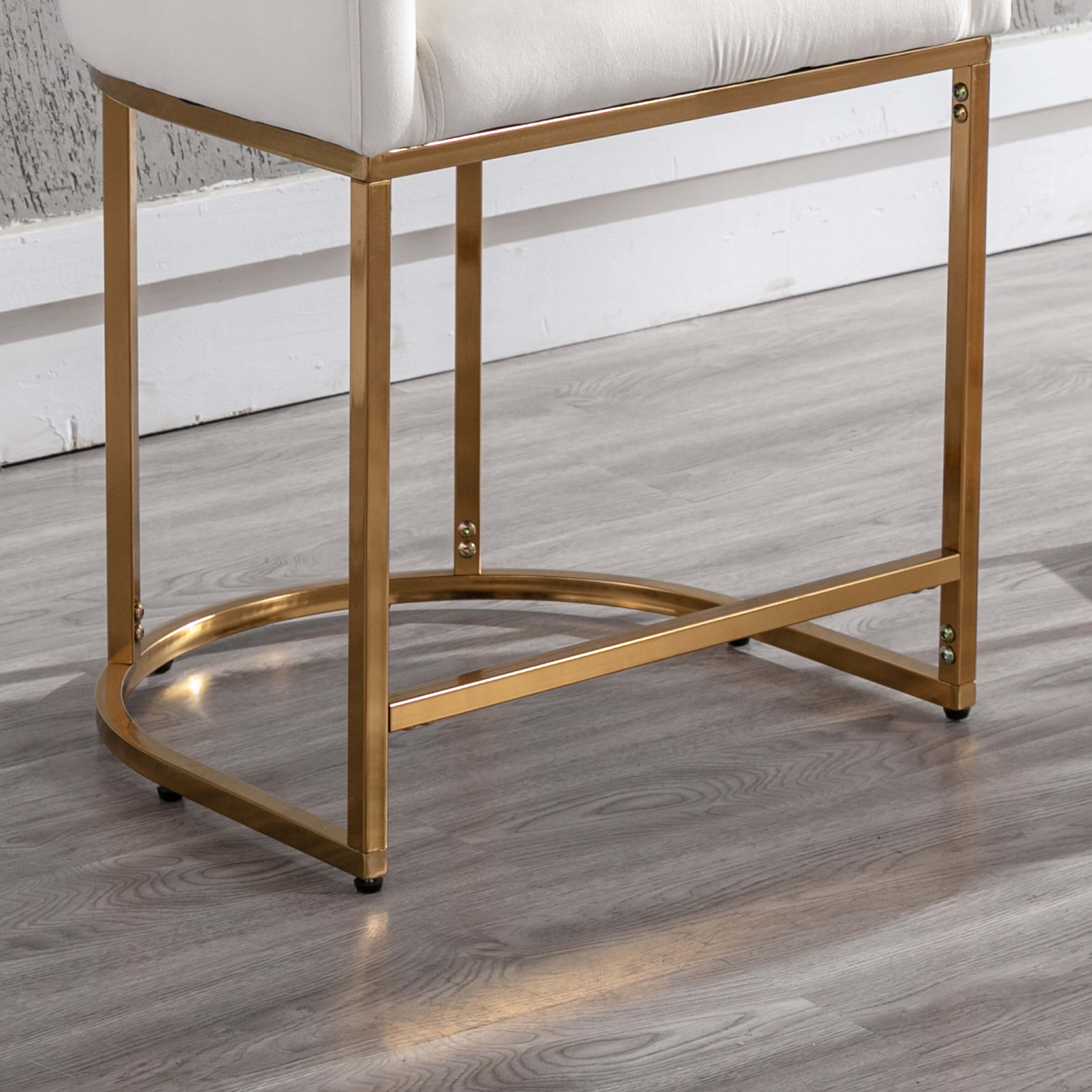 CHICAURA 24"H-32"H Metal Frame Counter Stool 1 PCS - 5690