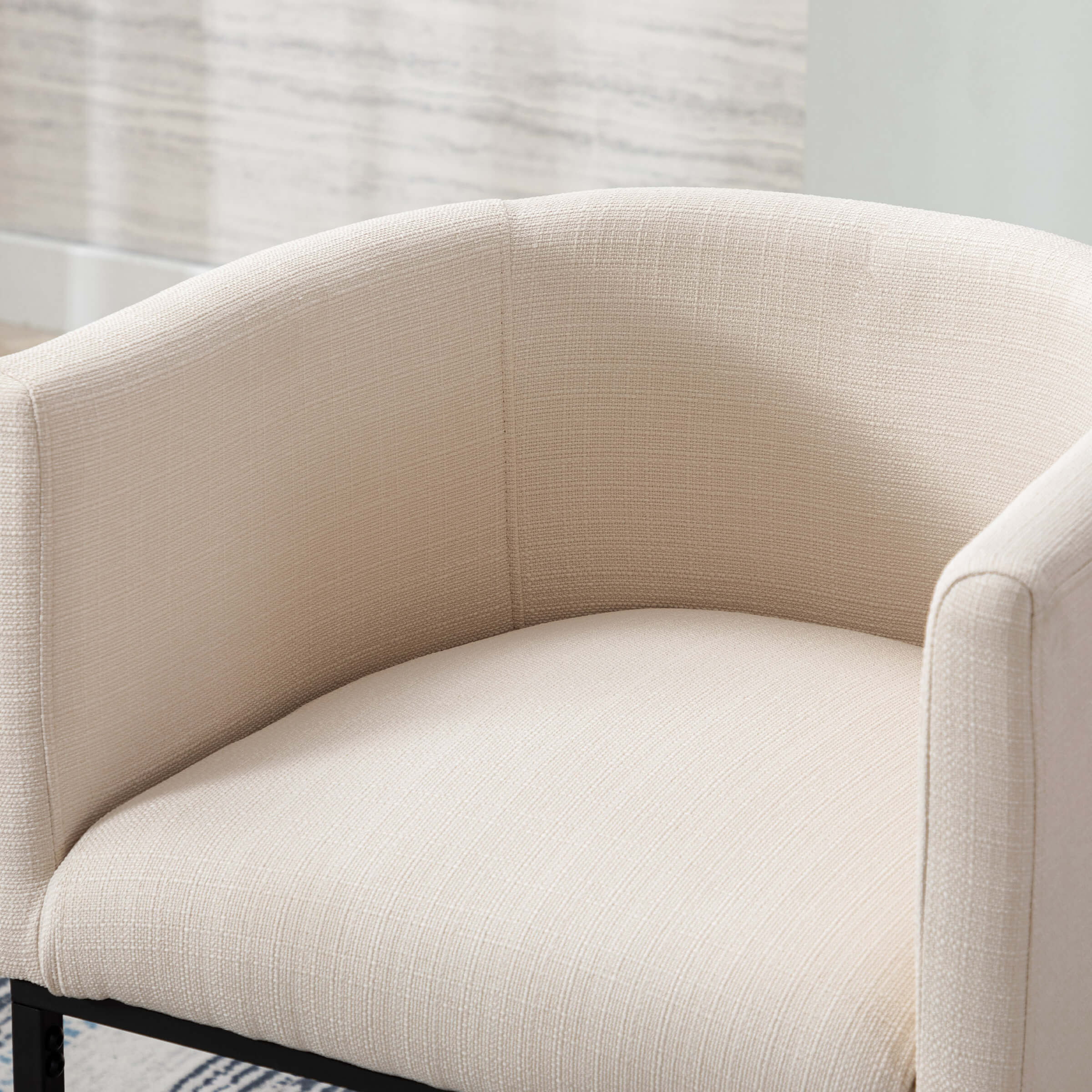 CHICAURA 24"H-32"H Metal Frame Counter Stool 1 PCS - 5690