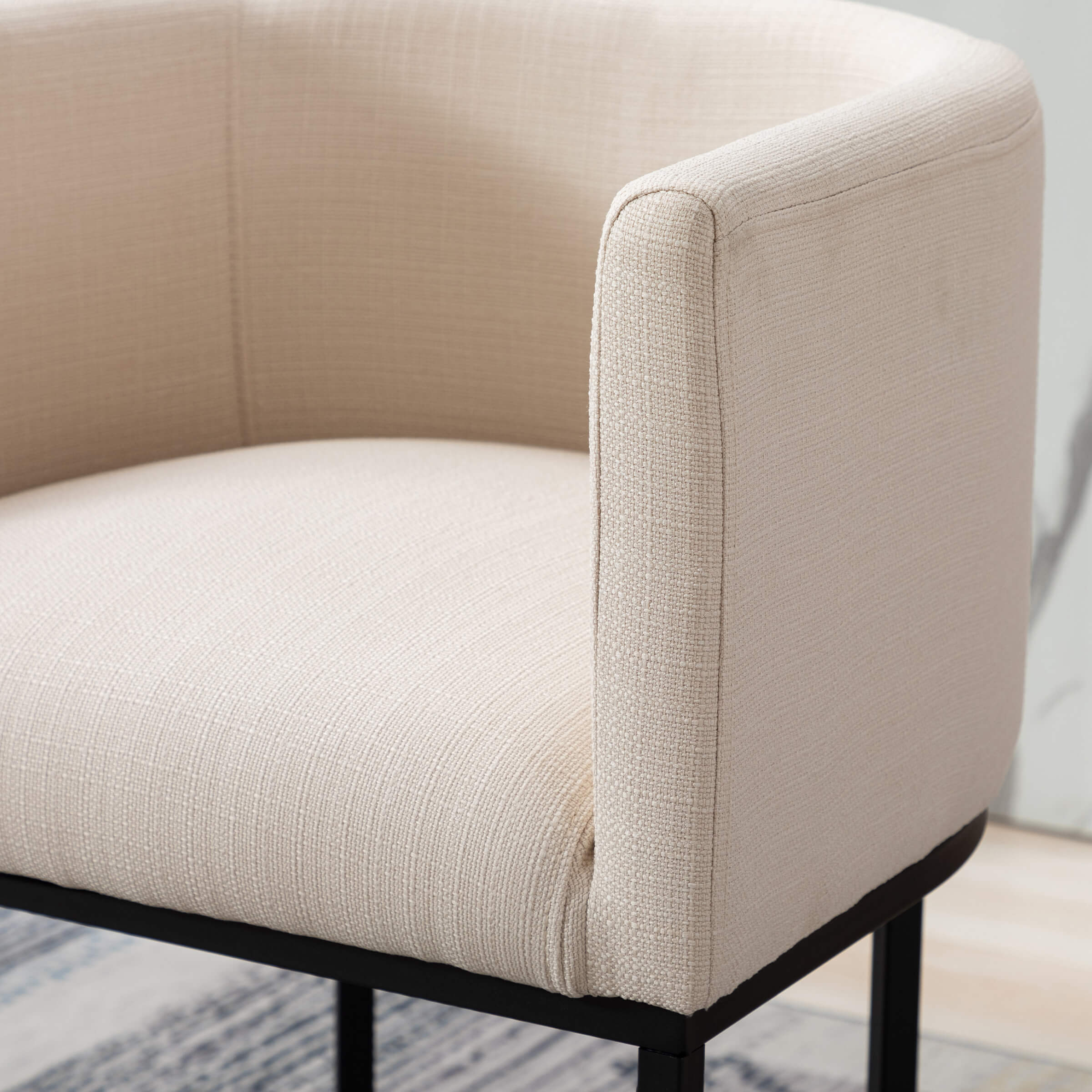 CHICAURA 24"H-32"H Metal Frame Counter Stool 1 PCS - 5690