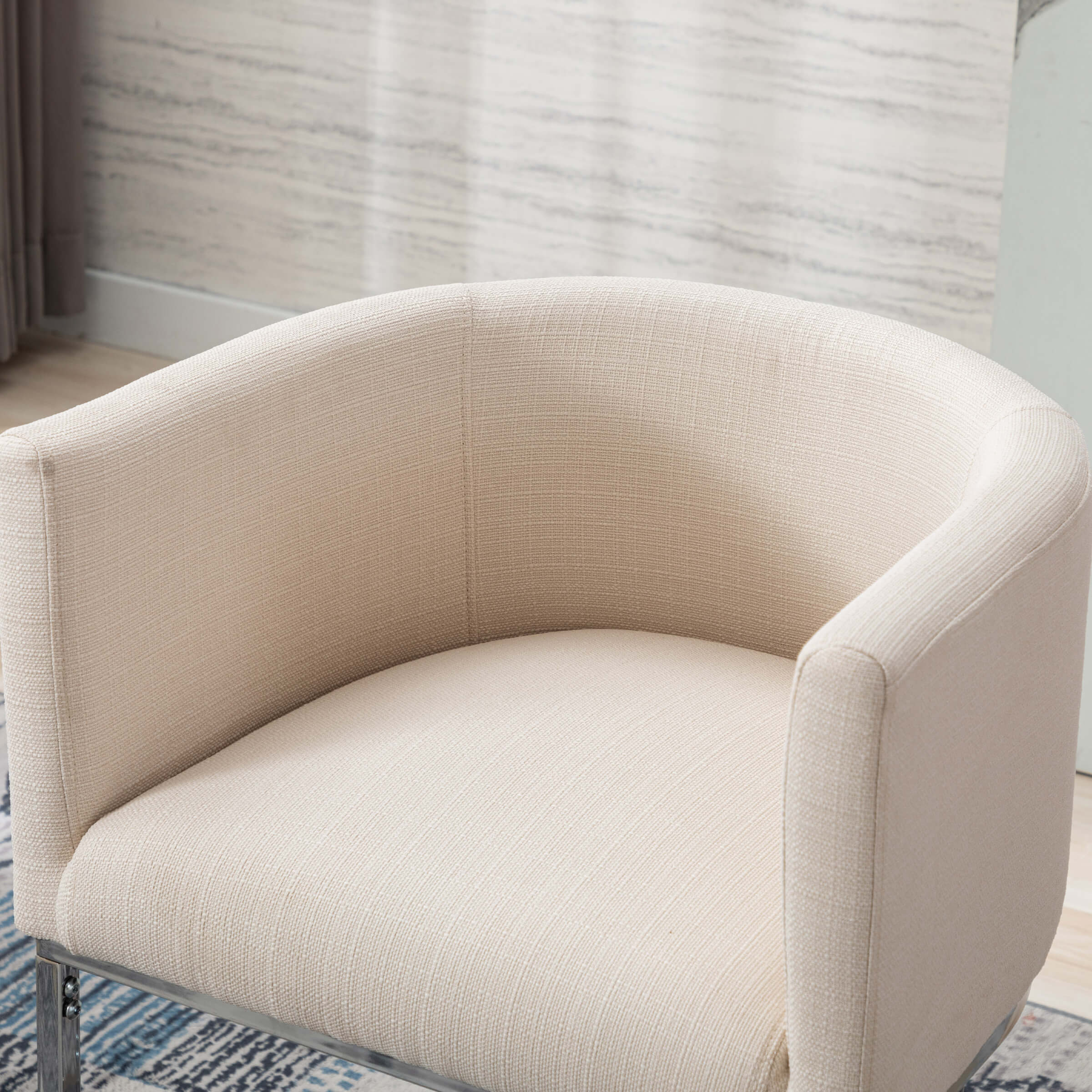 CHICAURA 24"H-32"H Metal Frame Counter Stool 1 PCS - 5690