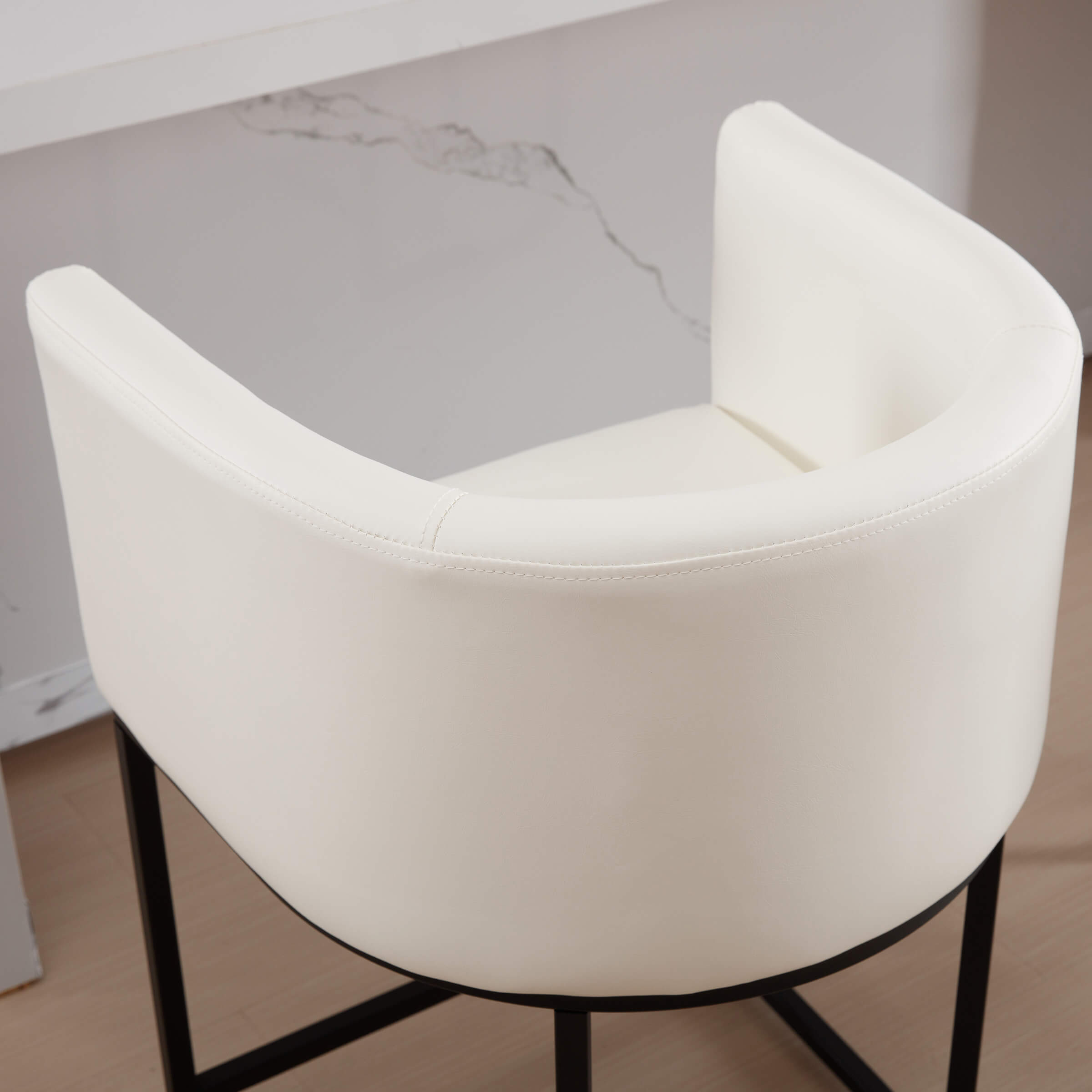 CHICAURA 24"H-32"H Metal Frame Counter Stool 1 PCS - 5690