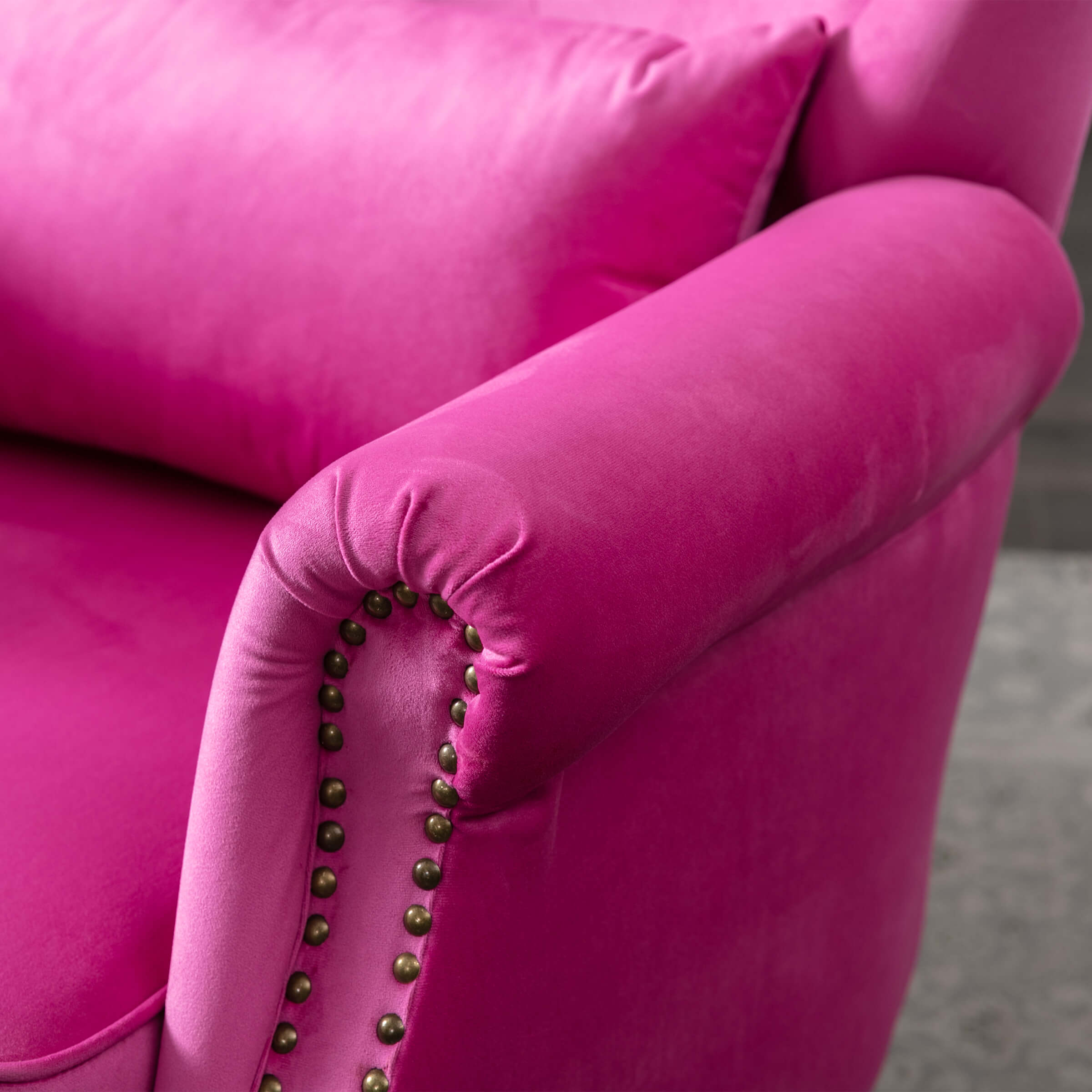 Kmax Wingback Tufted Accent Chair with Ottoman - XXX1AC