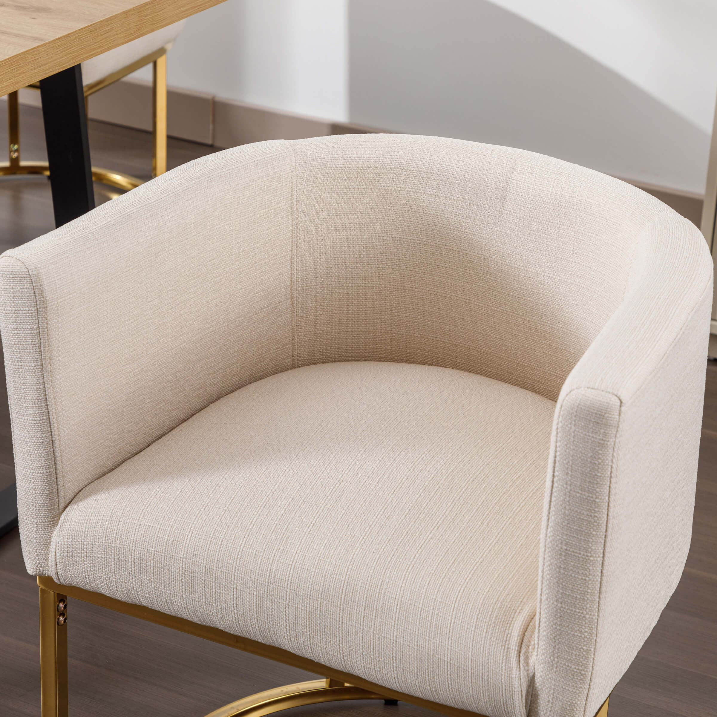 VESCASA Barrel Back Upholstered Dining Chair 1PCS - 1869DC