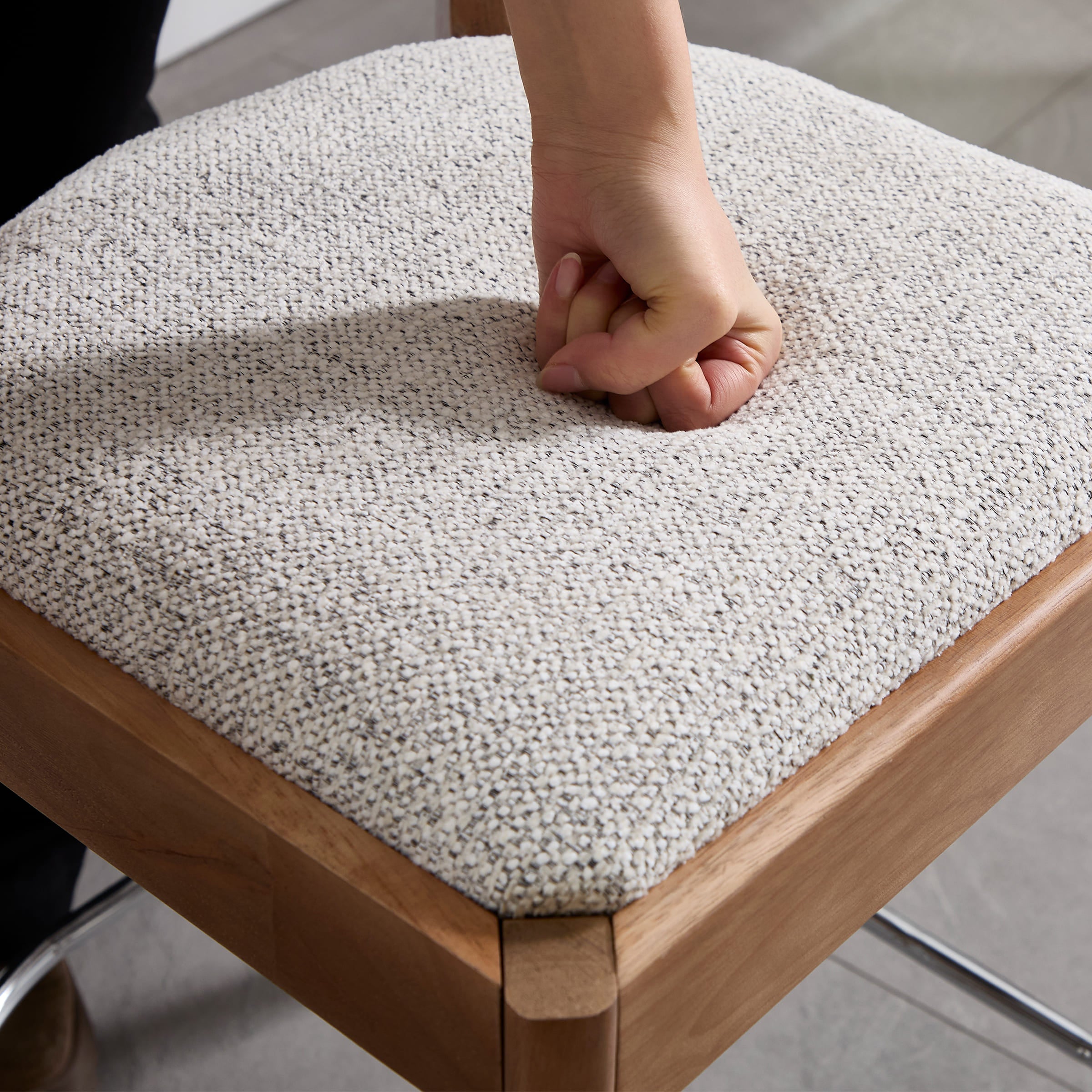 EALSON Modern 27"H Curved Back Counter Stools Set of 2 - 5732CS