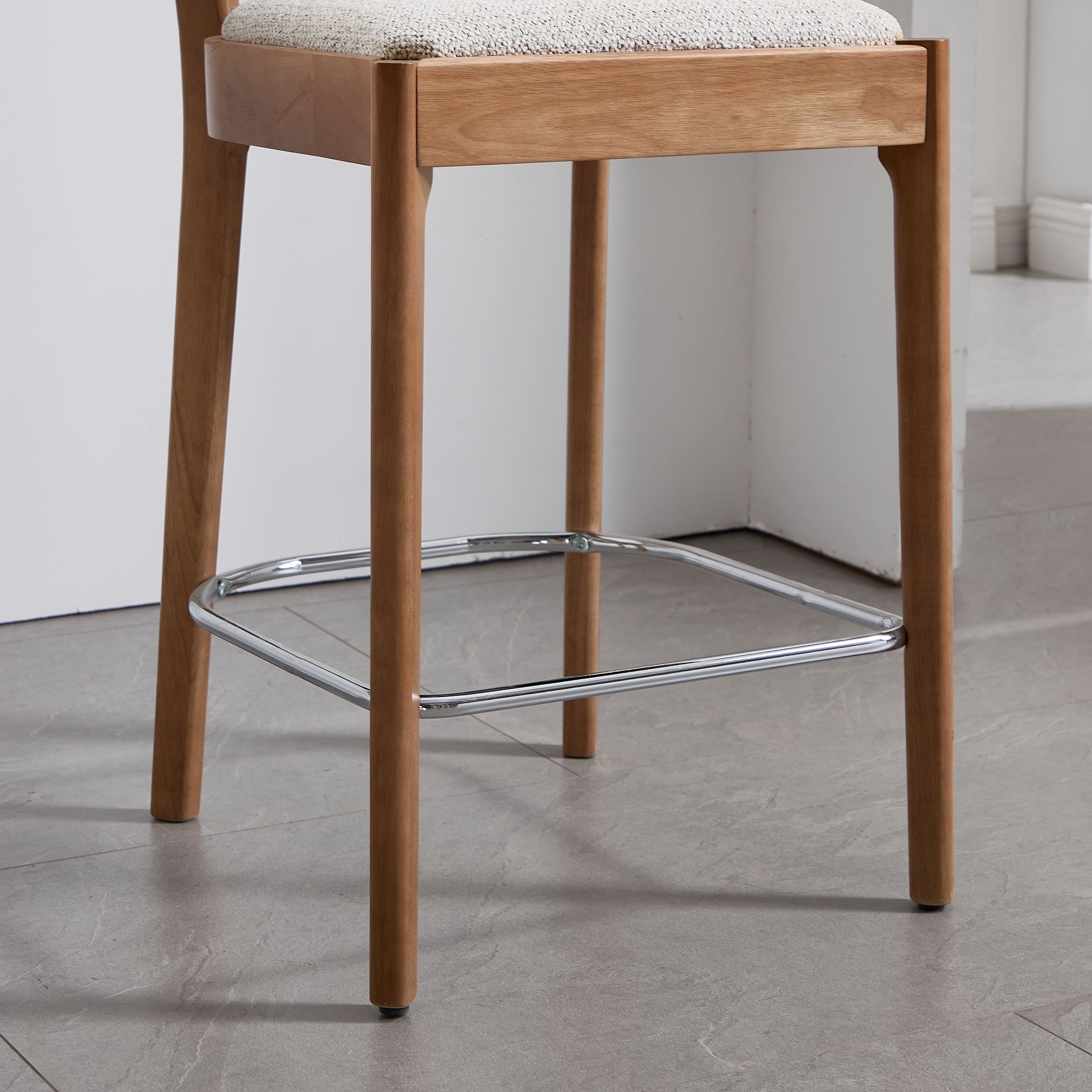 EALSON Modern 27"H Curved Back Counter Stools Set of 2 - 5732CS