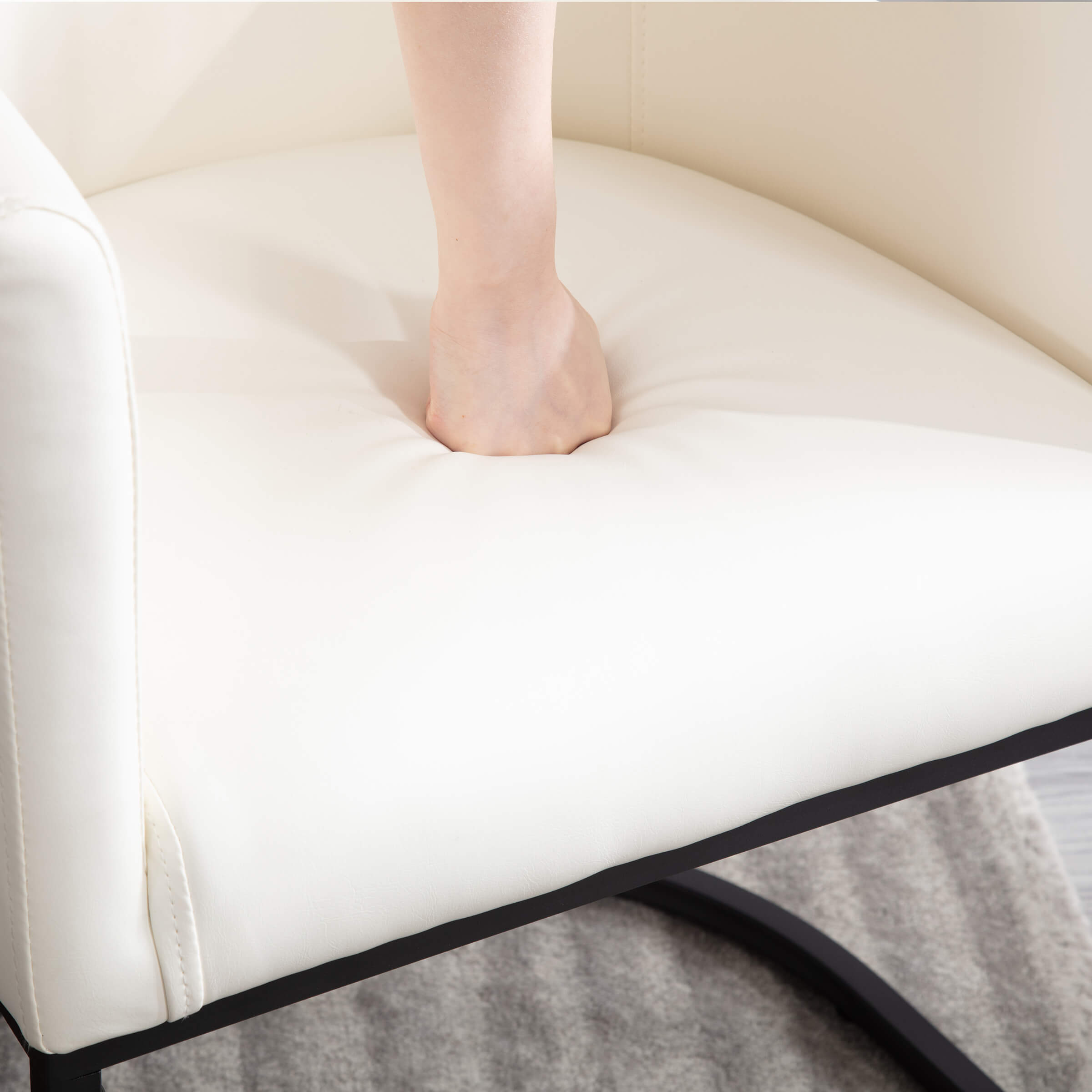 Barrel Back Upholstered Dining Chair 1PCS - 1869DC