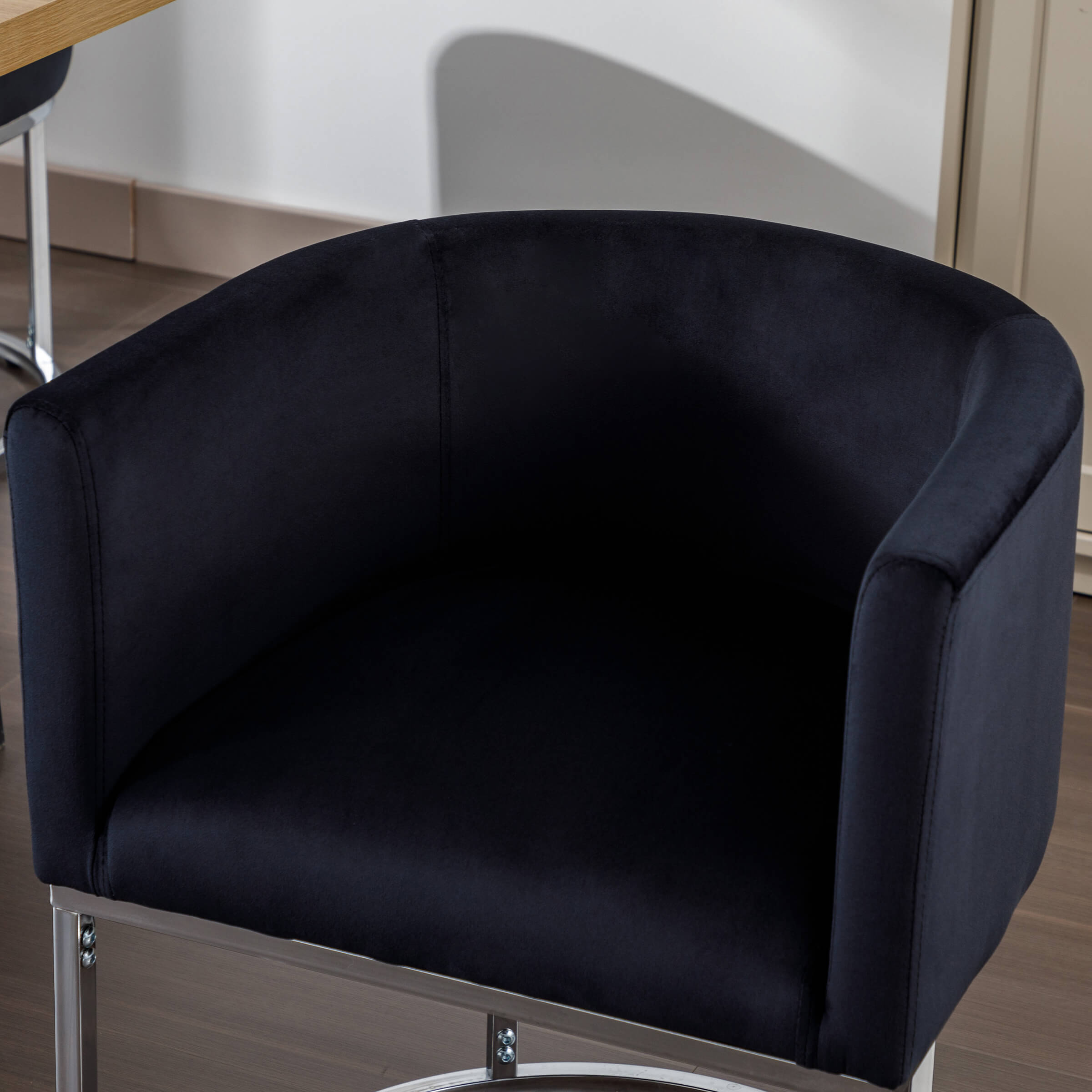 Barrel Back Upholstered Dining Chair 1PCS - 1869DC