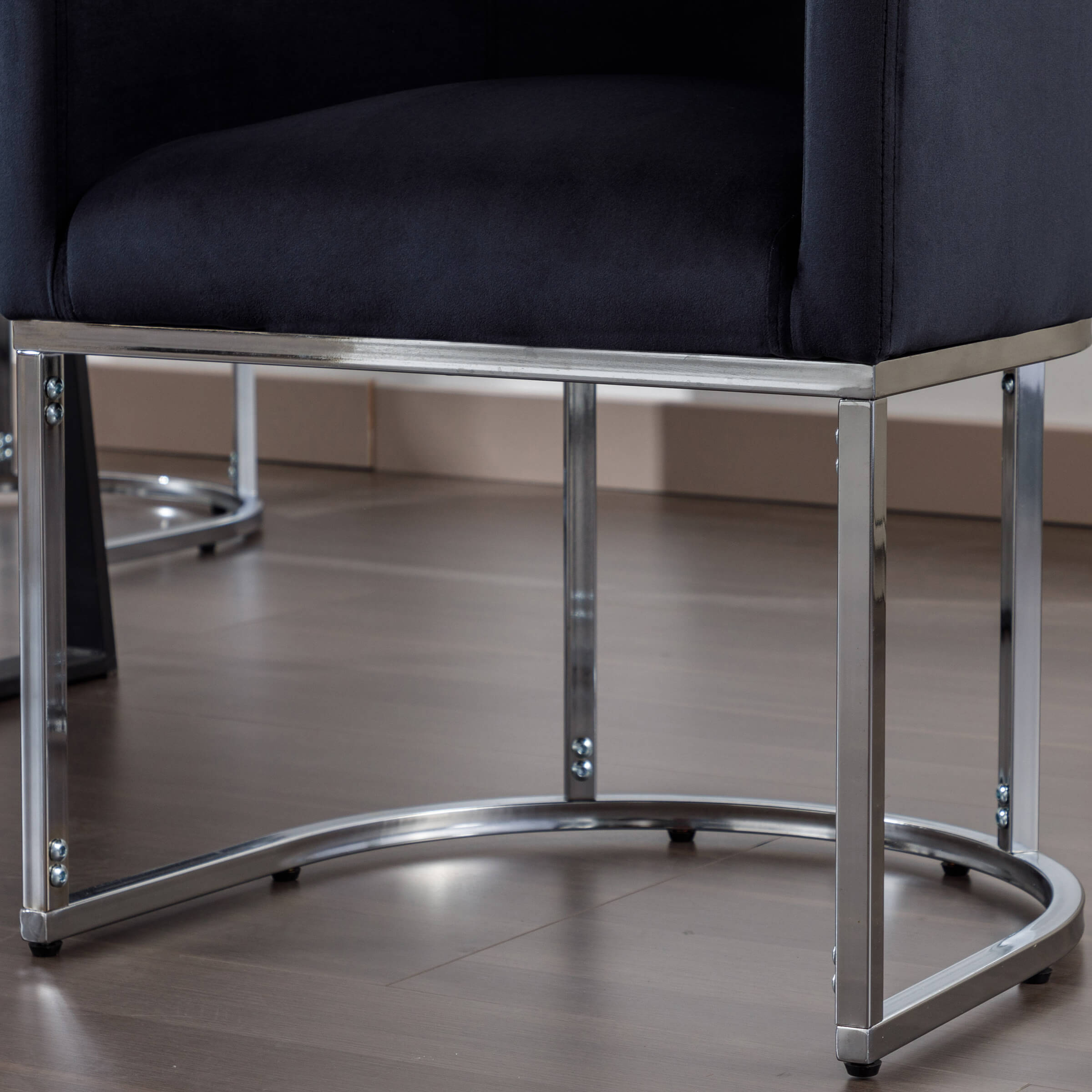 Barrel Back Upholstered Dining Chair 1PCS - 1869DC