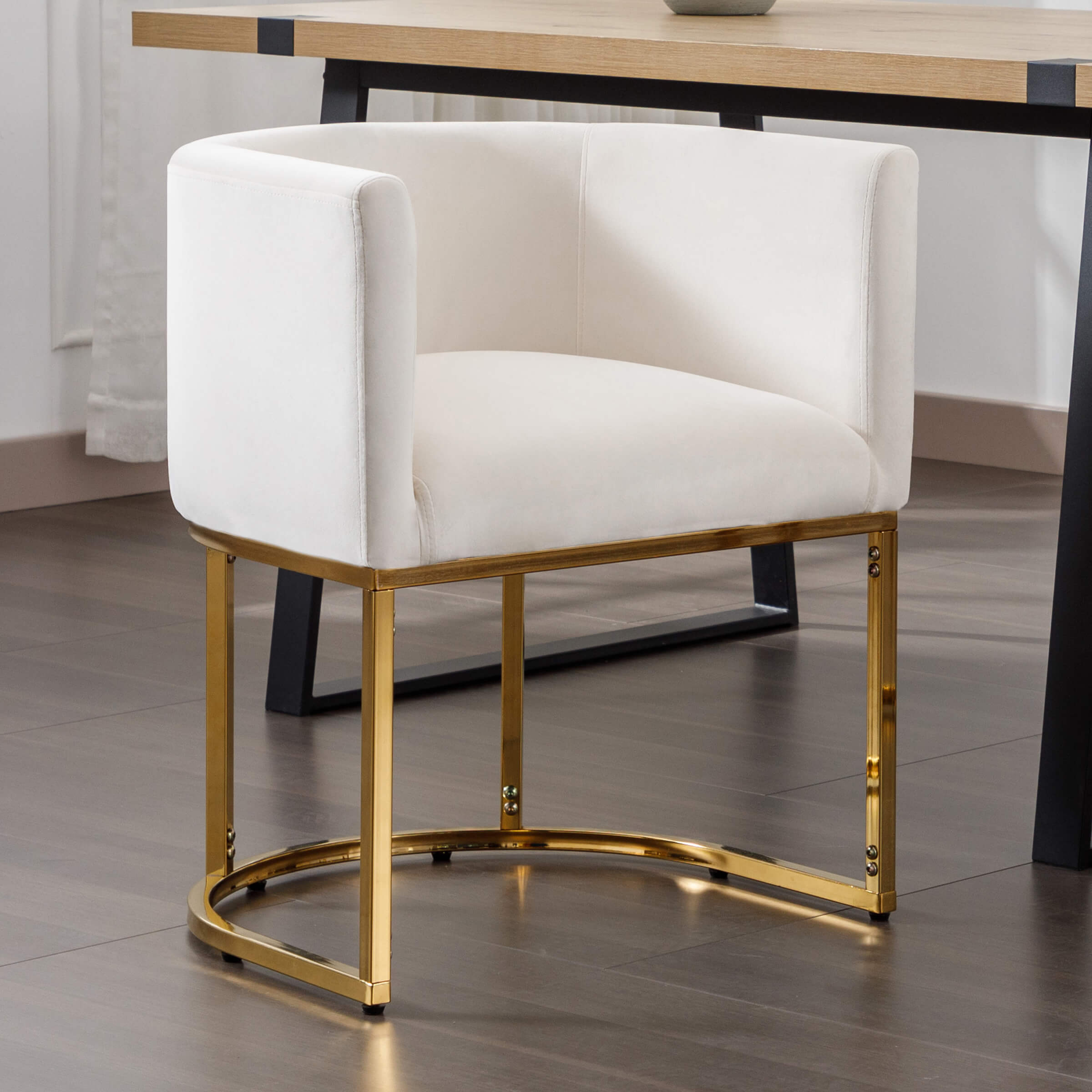 VESCASA Barrel Back Upholstered Dining Chair 1PCS - 1869DC