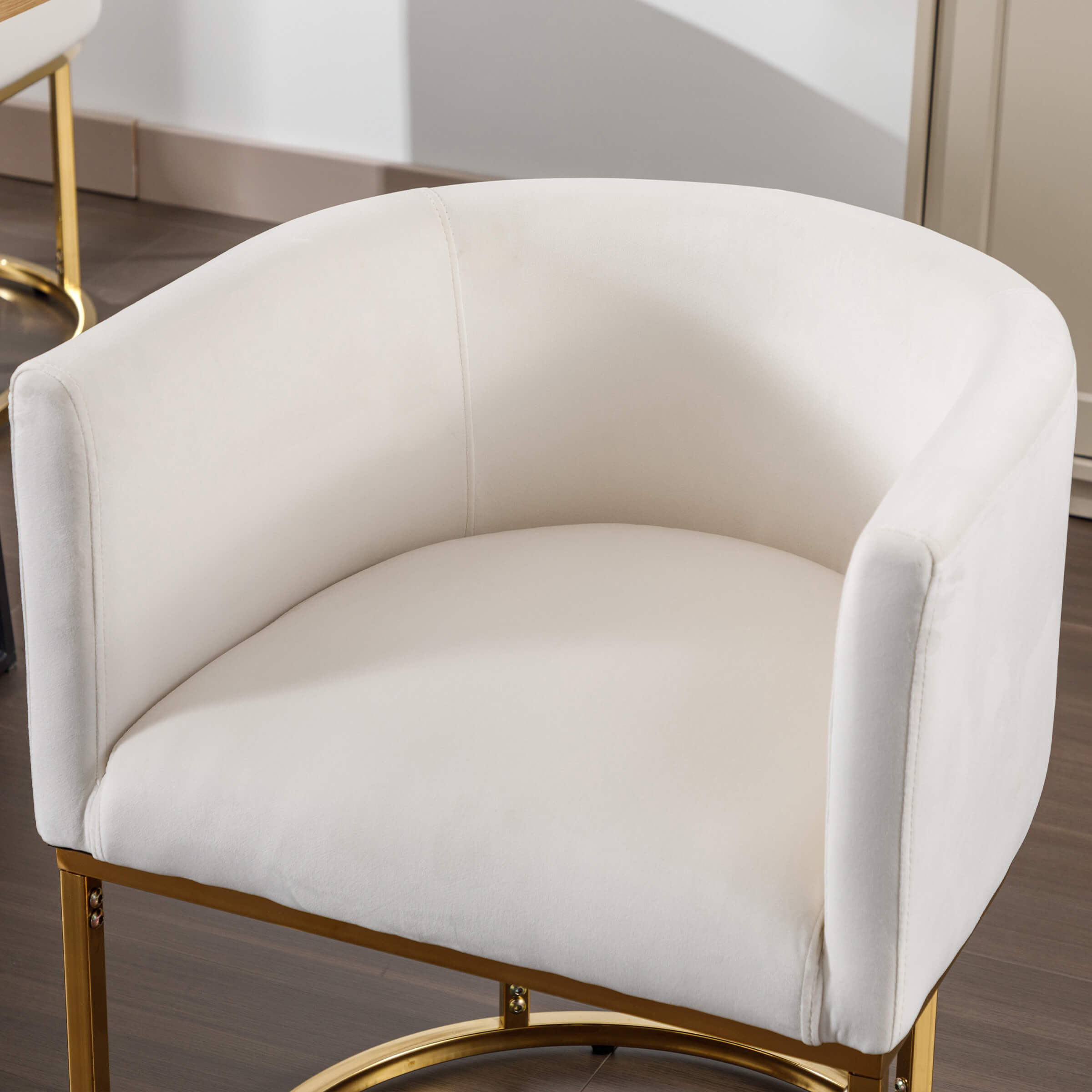 Barrel Back Upholstered Dining Chair 1PCS - 1869DC