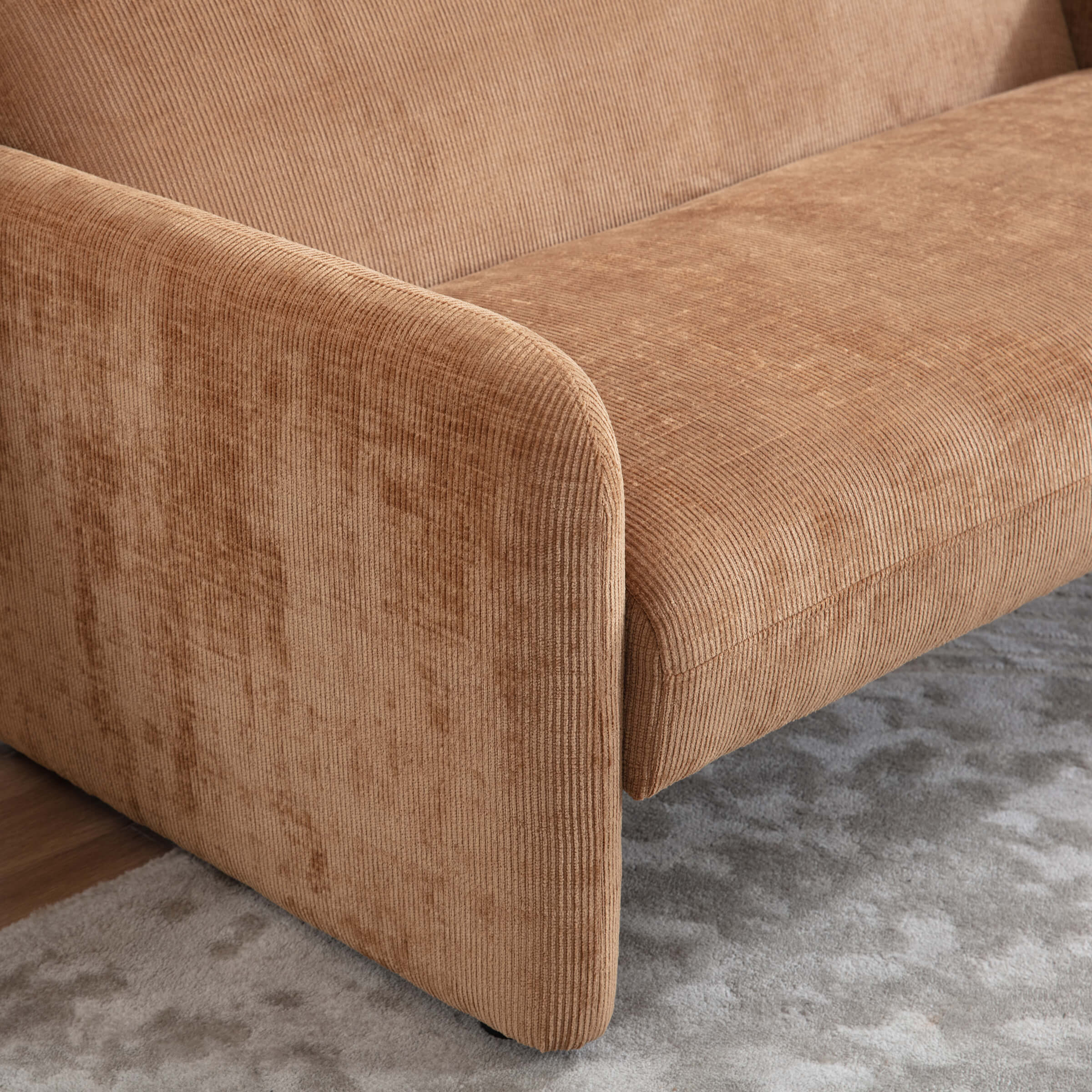 ROCITY 55''W Modern Green Small Couch Love Seat Sofa - 1024SF