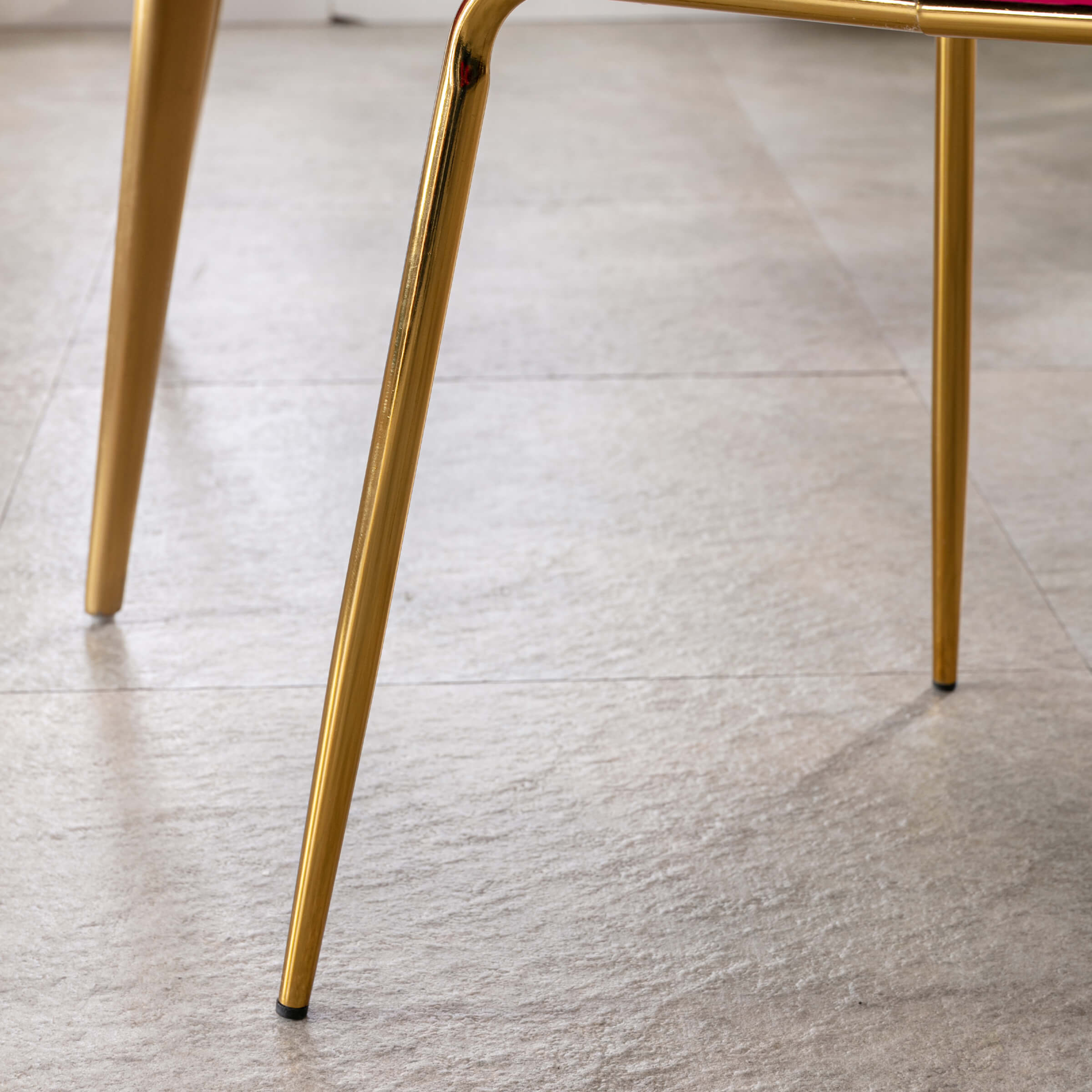 CHICAURA Modern Metal Legs Dining Chairs Set of 2 - 9029DC