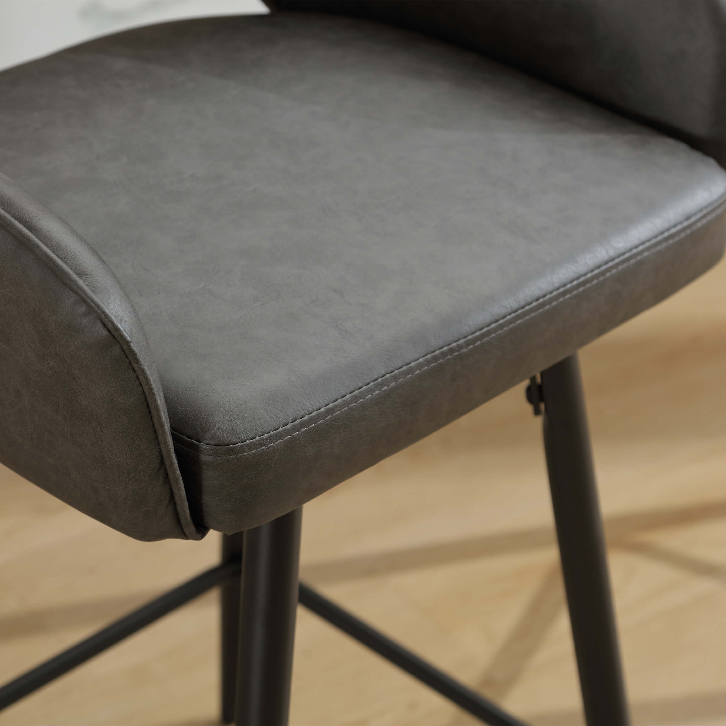 ROCITY 27"H Swivel Upholstered Counter Stools Set of 2 - 2310CS