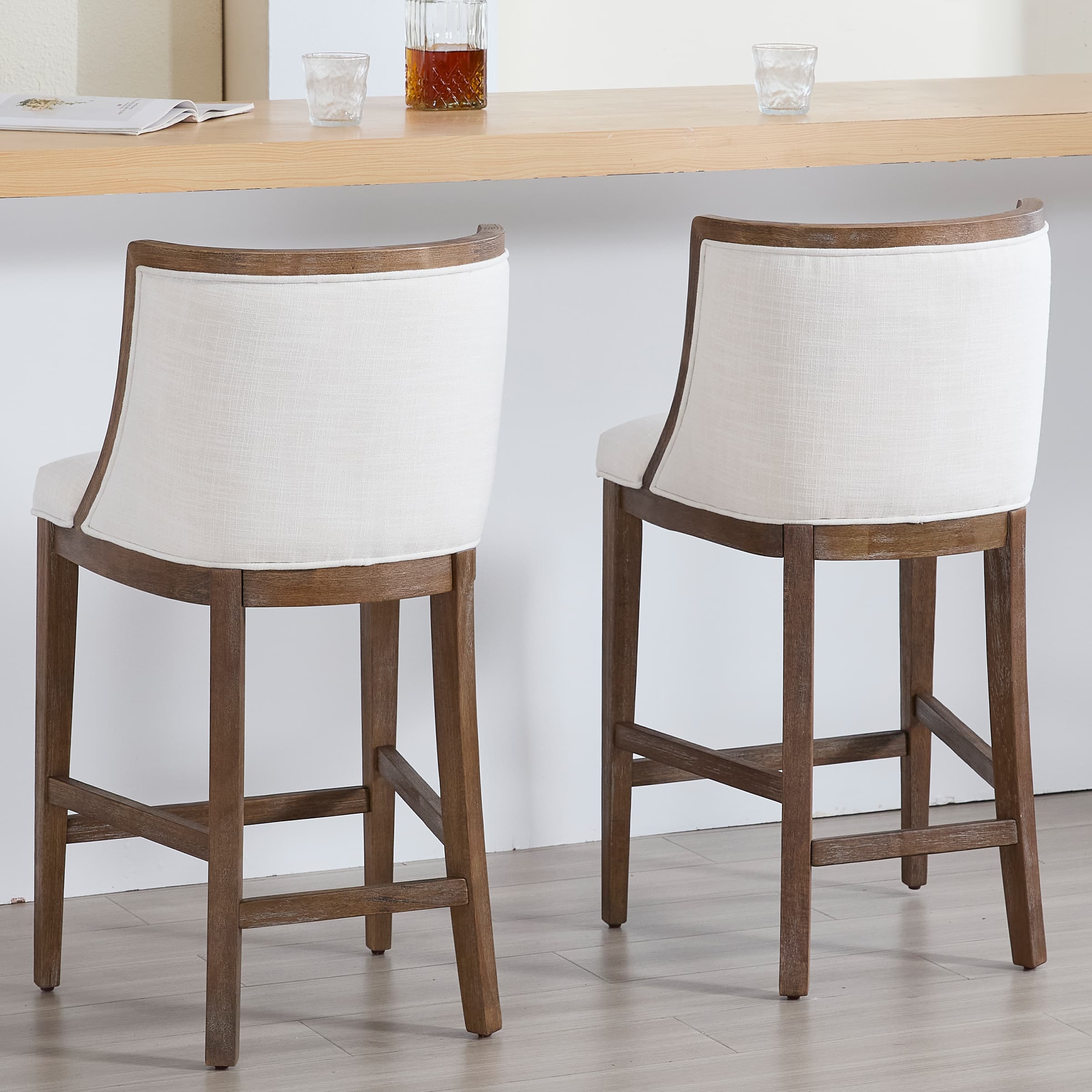 Kmax 26”H Counter Height Bar Stools Set of 2 - 01911CS