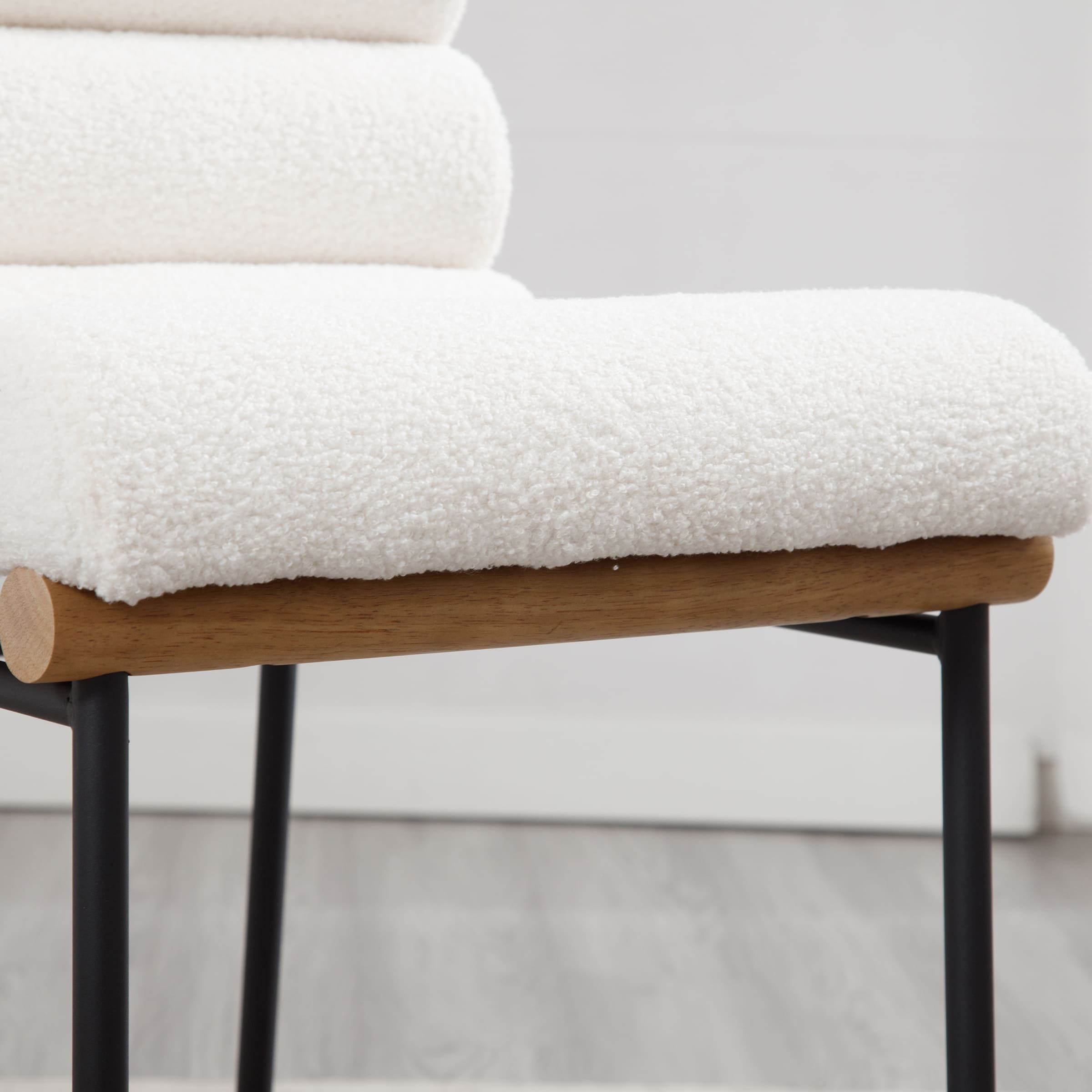 ROCITY 25”H Armless Upholstered Counter Stools Set of 2 - 5793CS