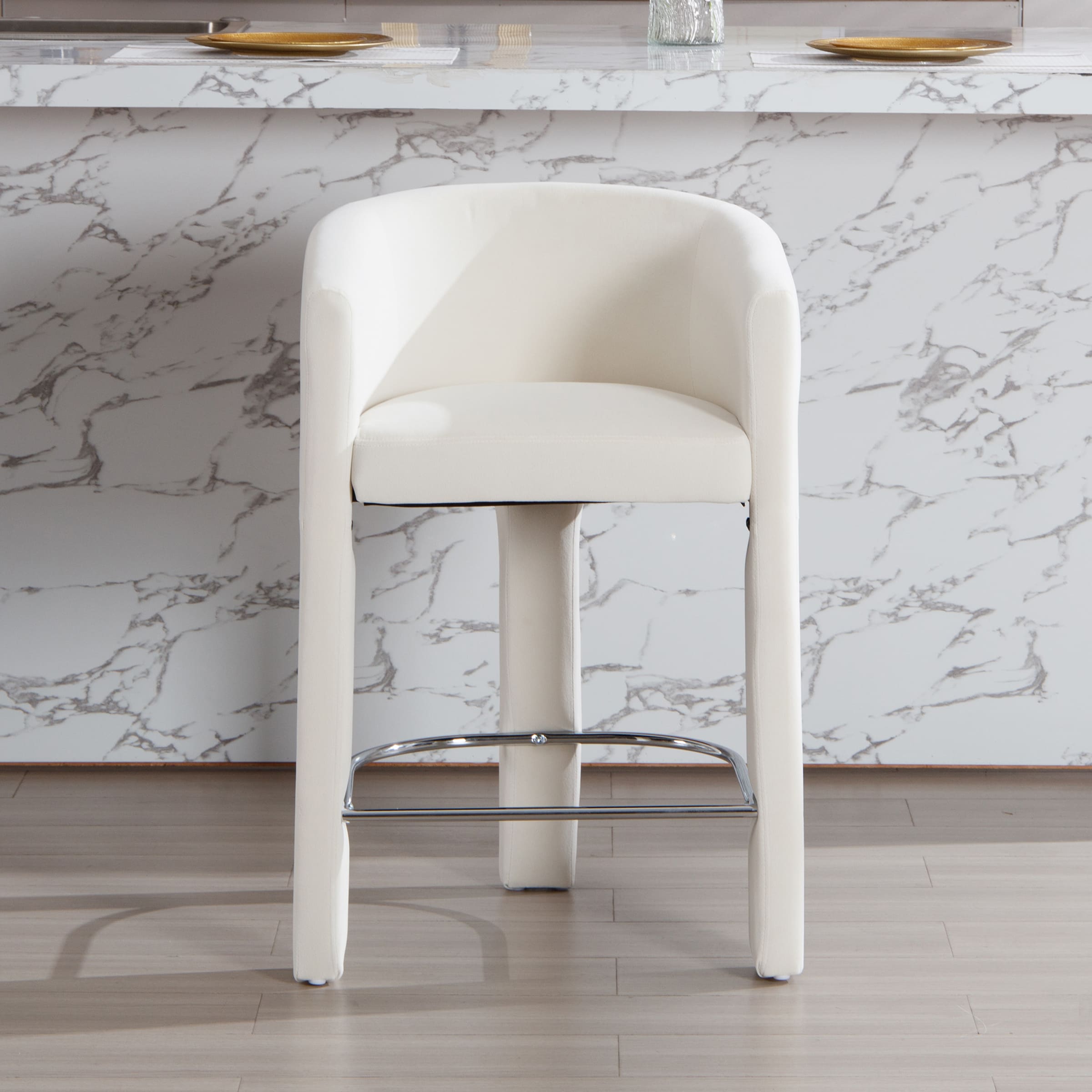CIMOTA 26"H Barrel Counter Stool 1 PCS - 55012CS