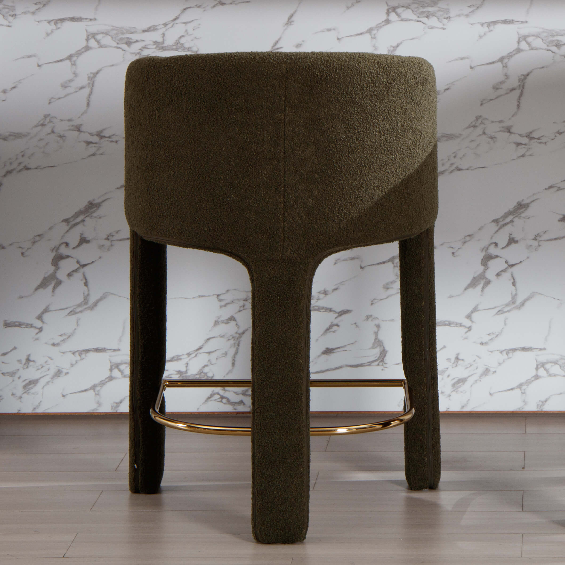 CIMOTA 26"H Barrel Counter Stool 1 PCS - 55012CS