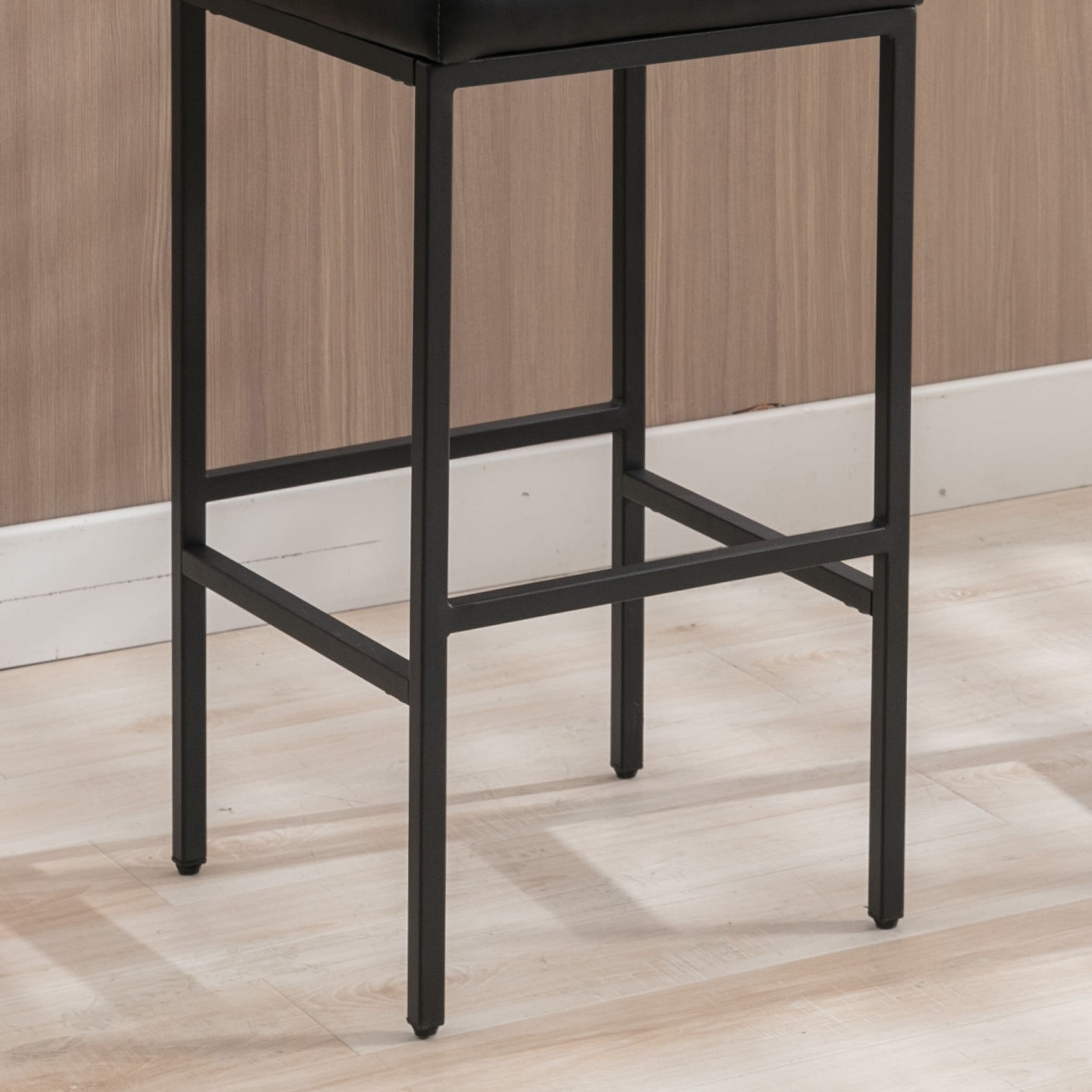 ROCITY 30"H Modern Low Back Bar Stools Set of 2 - 8674BS