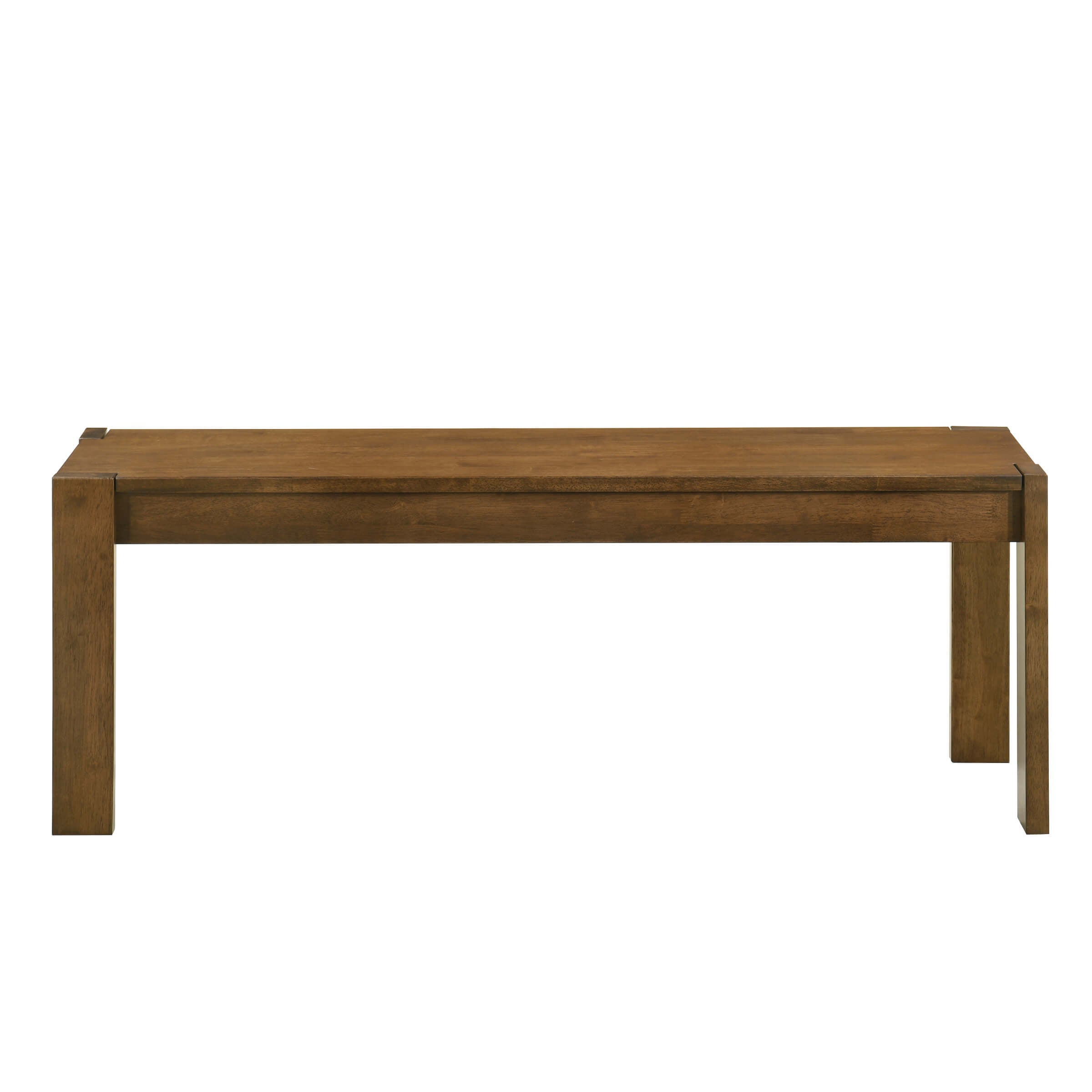ROCITY 47"L Solid Wood Narrow Farmhouse Dining Bench - 0001BH
