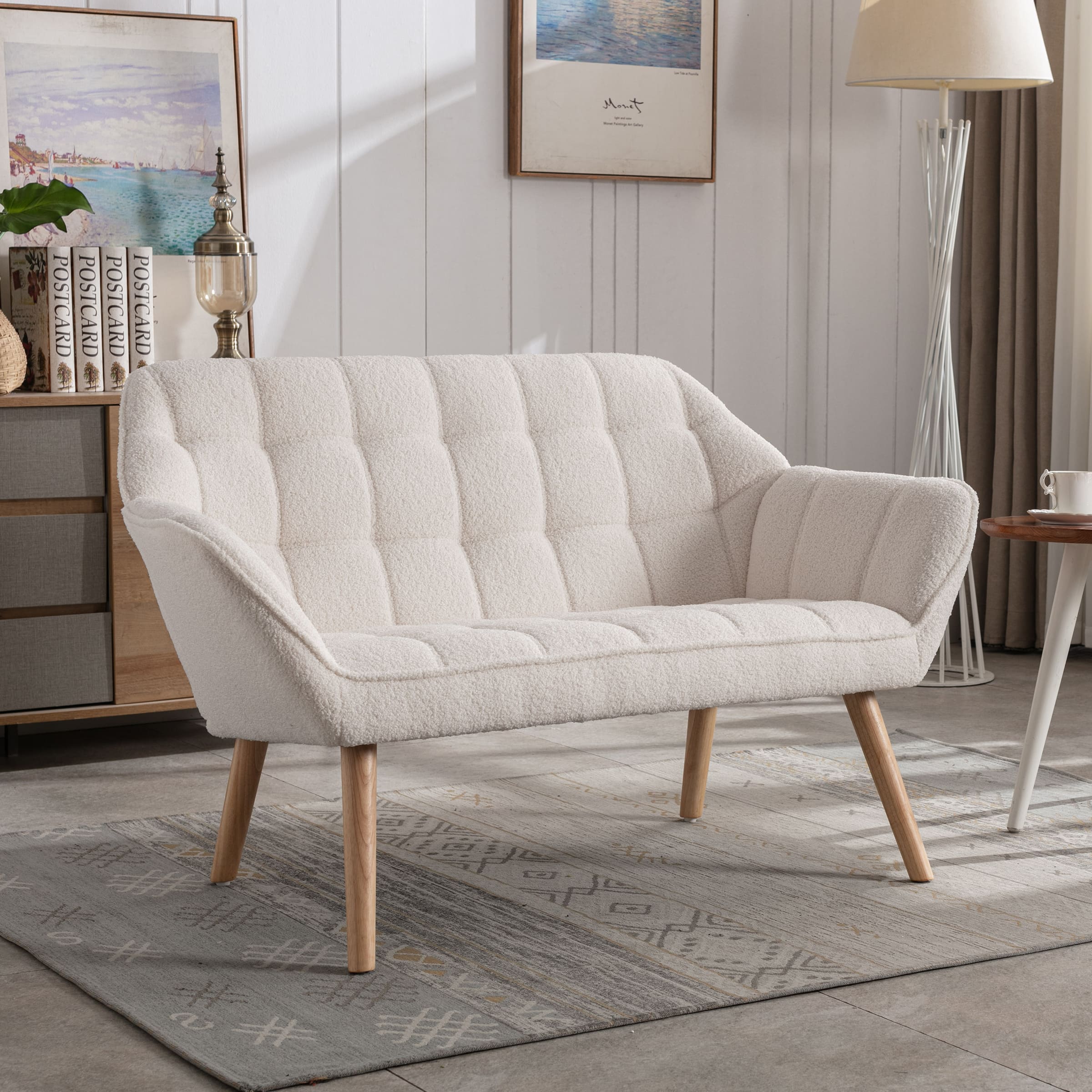 ROCITY 48"W Modern Small Loveseat Sofa - 8904AC