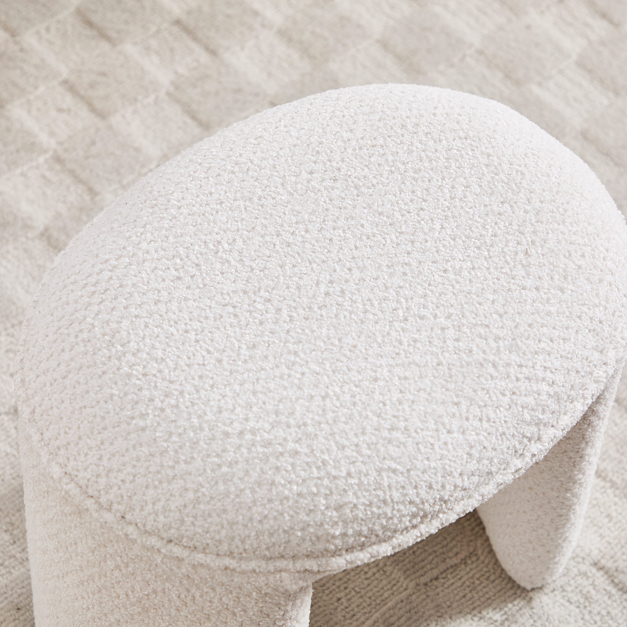 ZH4YOU 53"W Bedroom Bench with 2 Small Stools - 2653BH