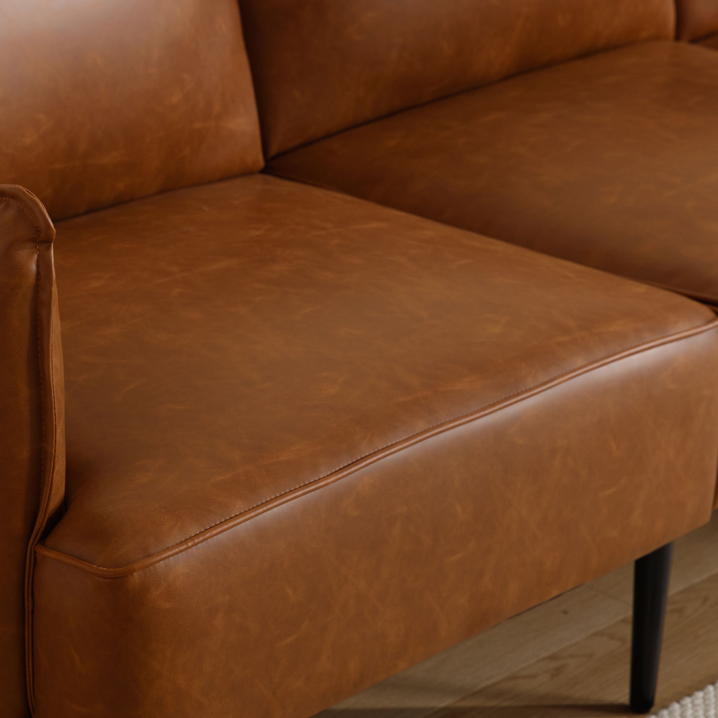 ROCITY 53 Inch Modern Loveseat Sofa with Deep Seats - 3051SF