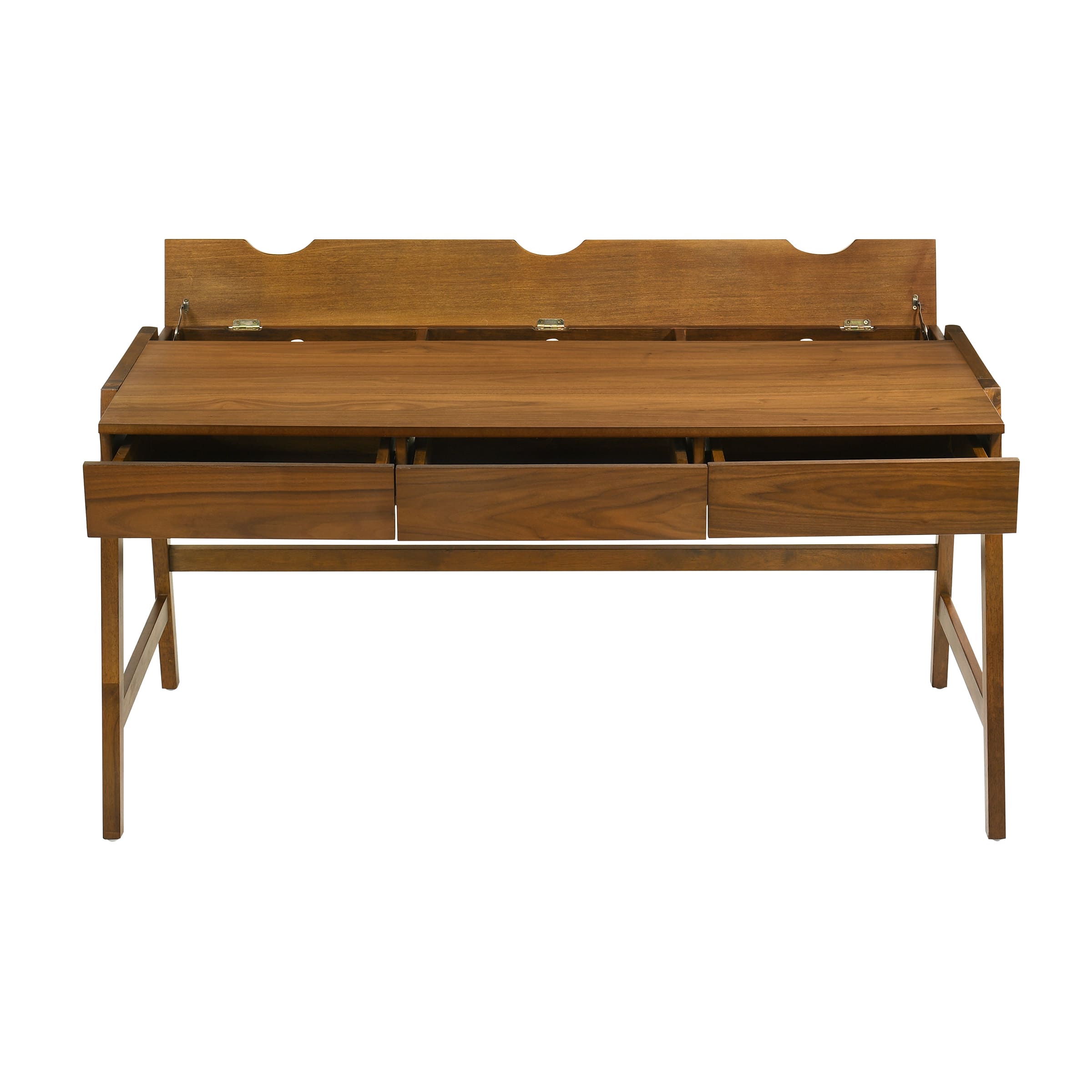 Janoray 59"L Wooden Writing Desk with 3 Drawers - 00006DK