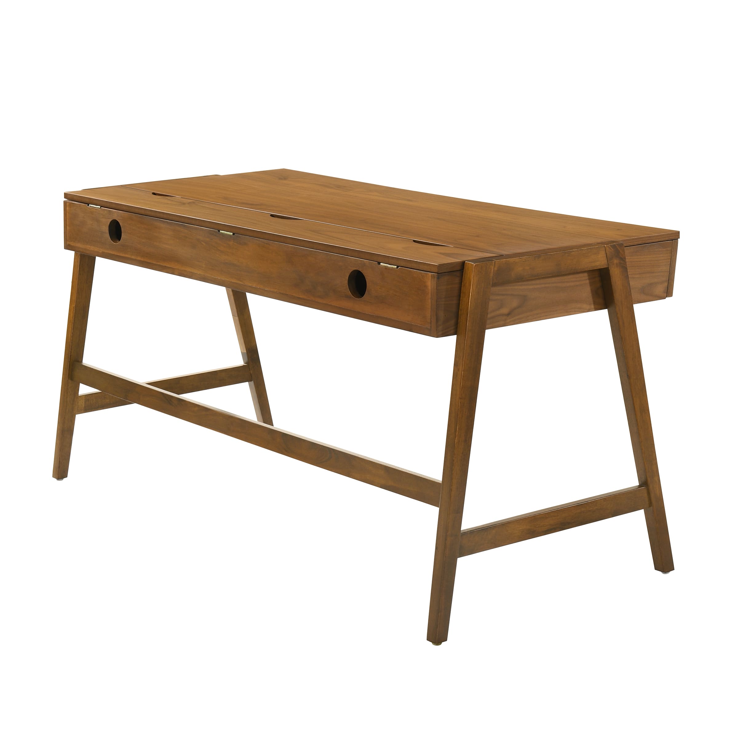 Janoray 59"L Wooden Writing Desk with 3 Drawers - 00006DK