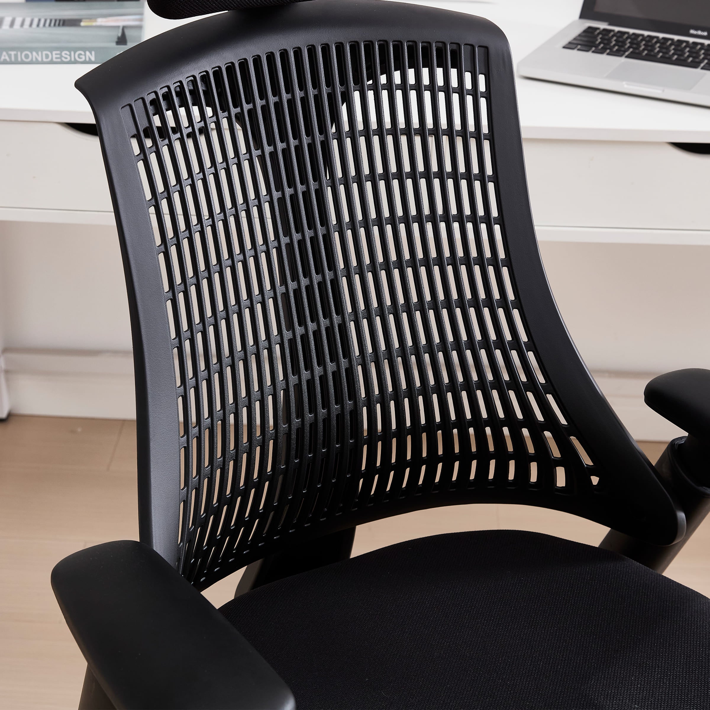 ROCITY Adjustable Office Chair with Headrest - 4789OC